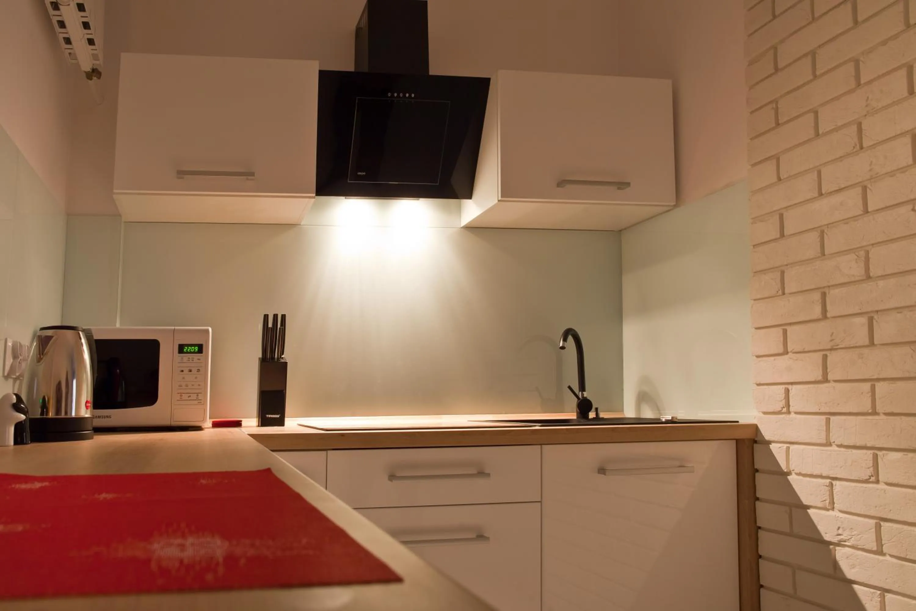 Kitchen or kitchenette in Apartament City Center Platinum - Luxury Standard