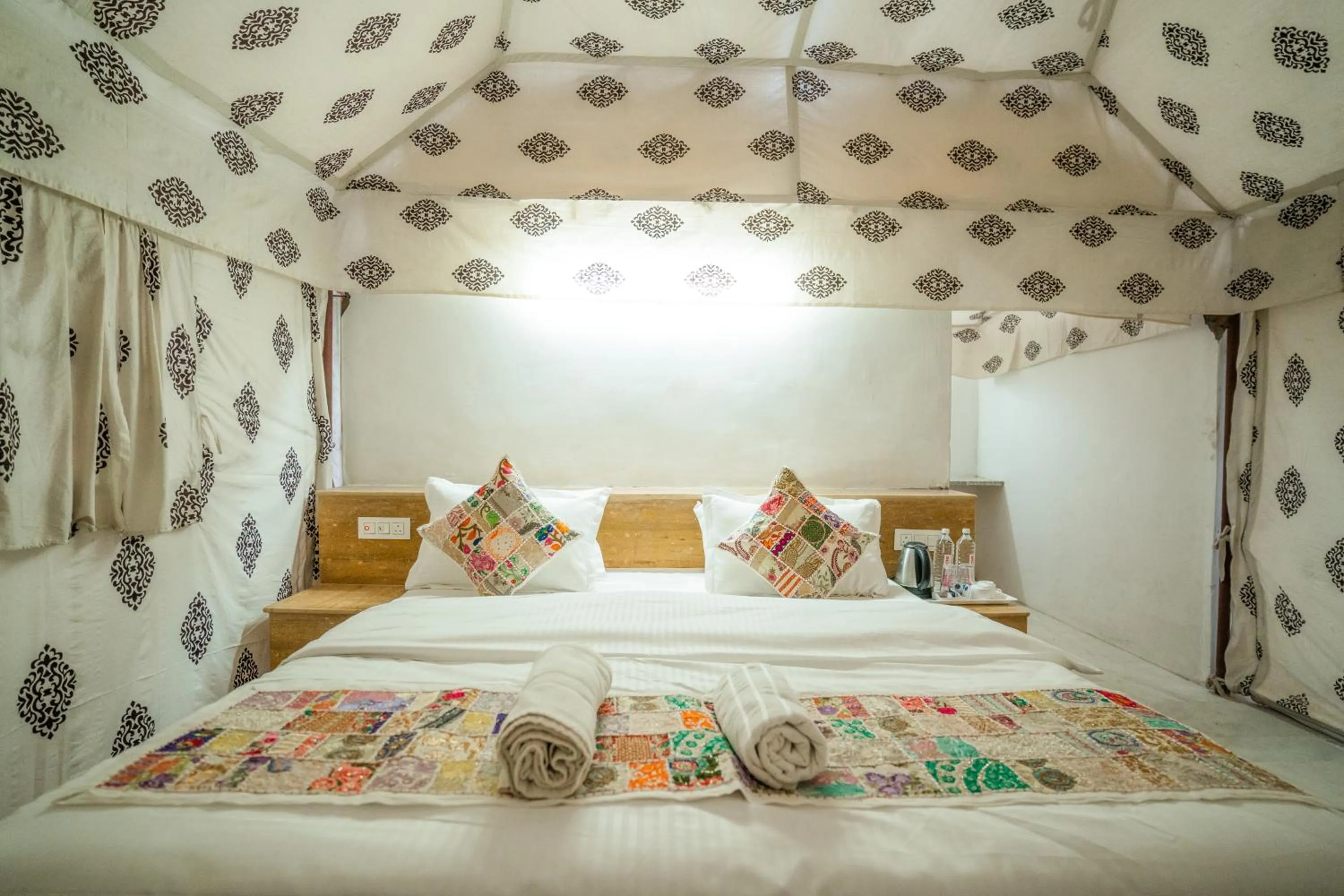 Bed in Dynasty Desert Camp and Resort