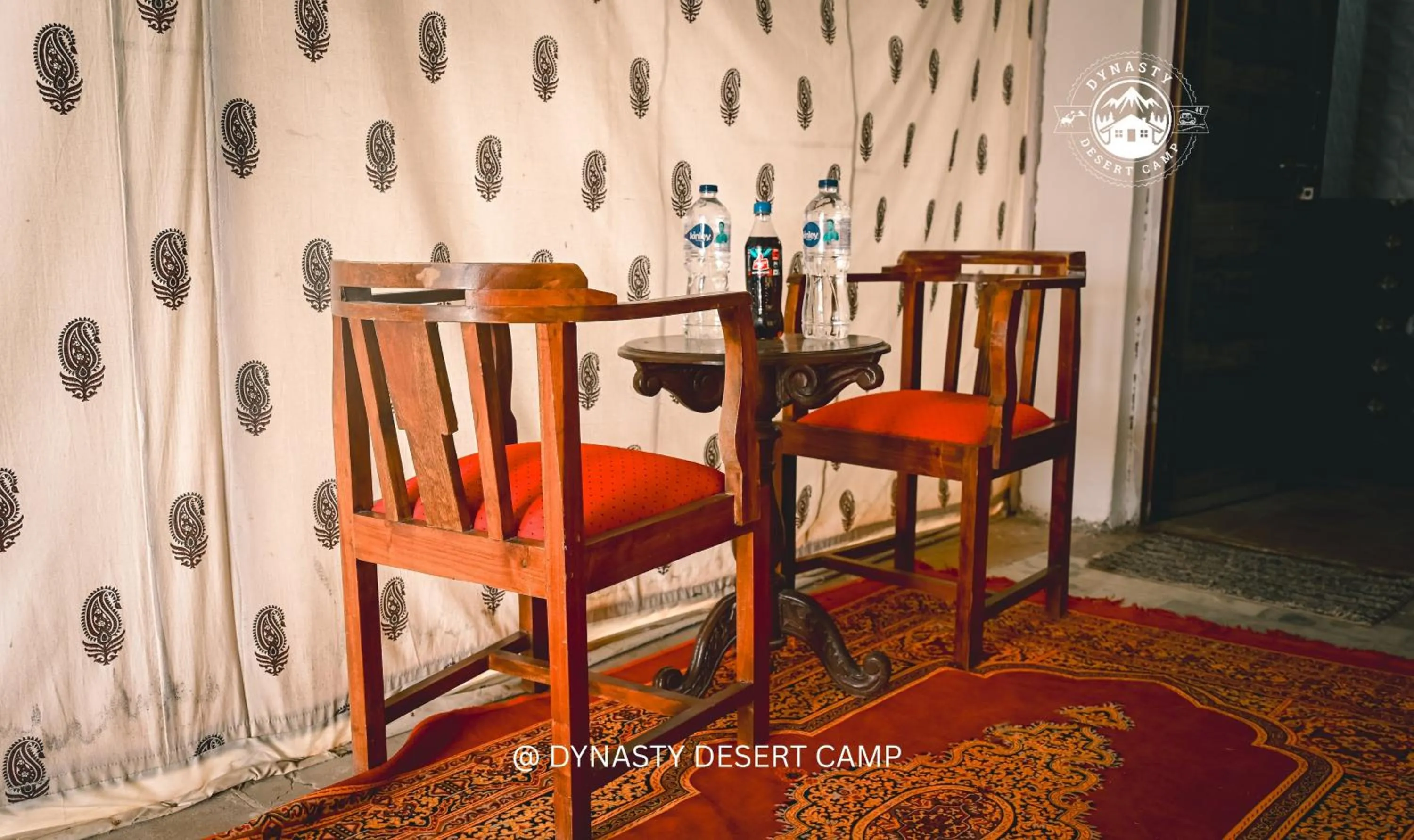Seating area in Dynasty Desert Camp and Resort