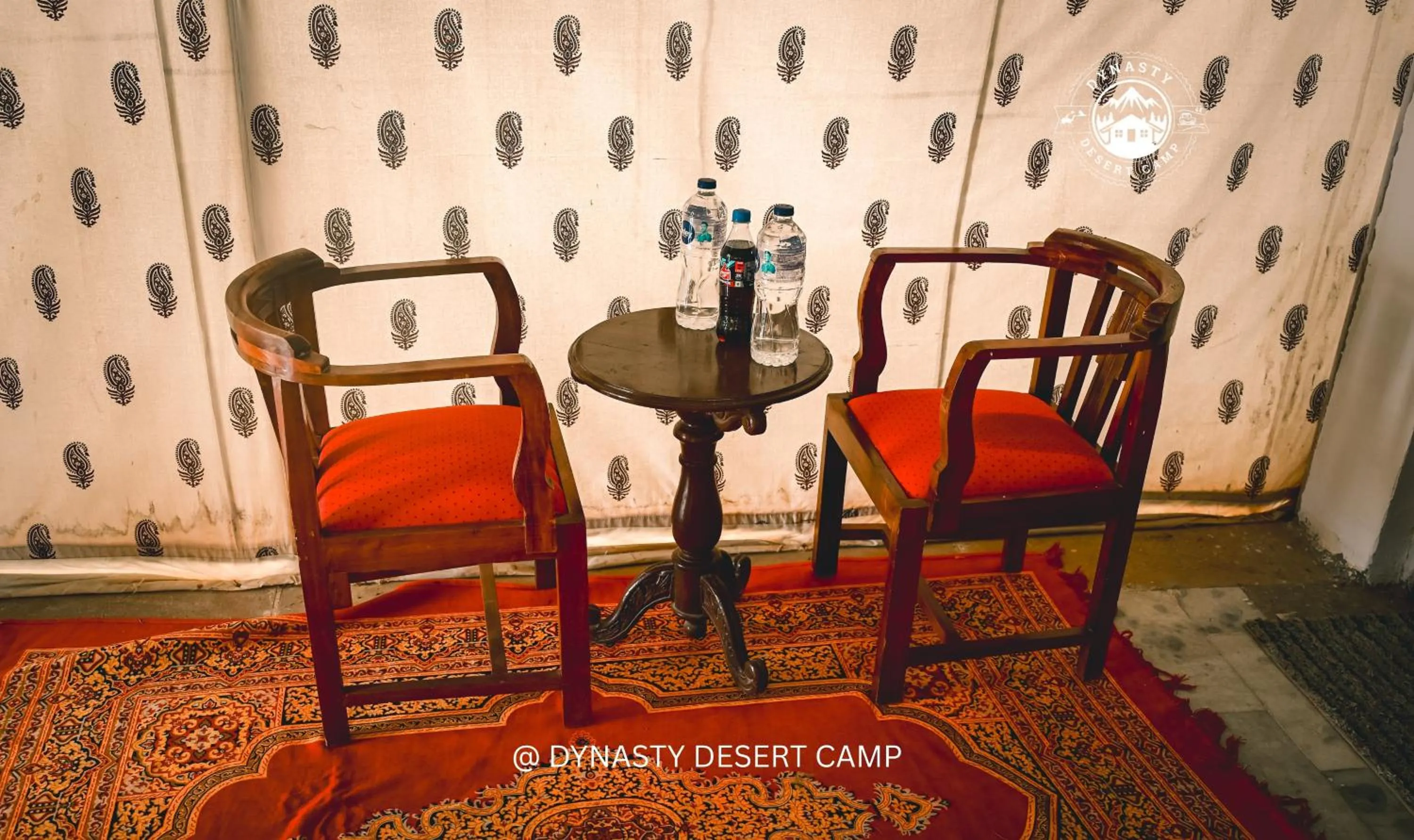 Seating area in Dynasty Desert Camp and Resort