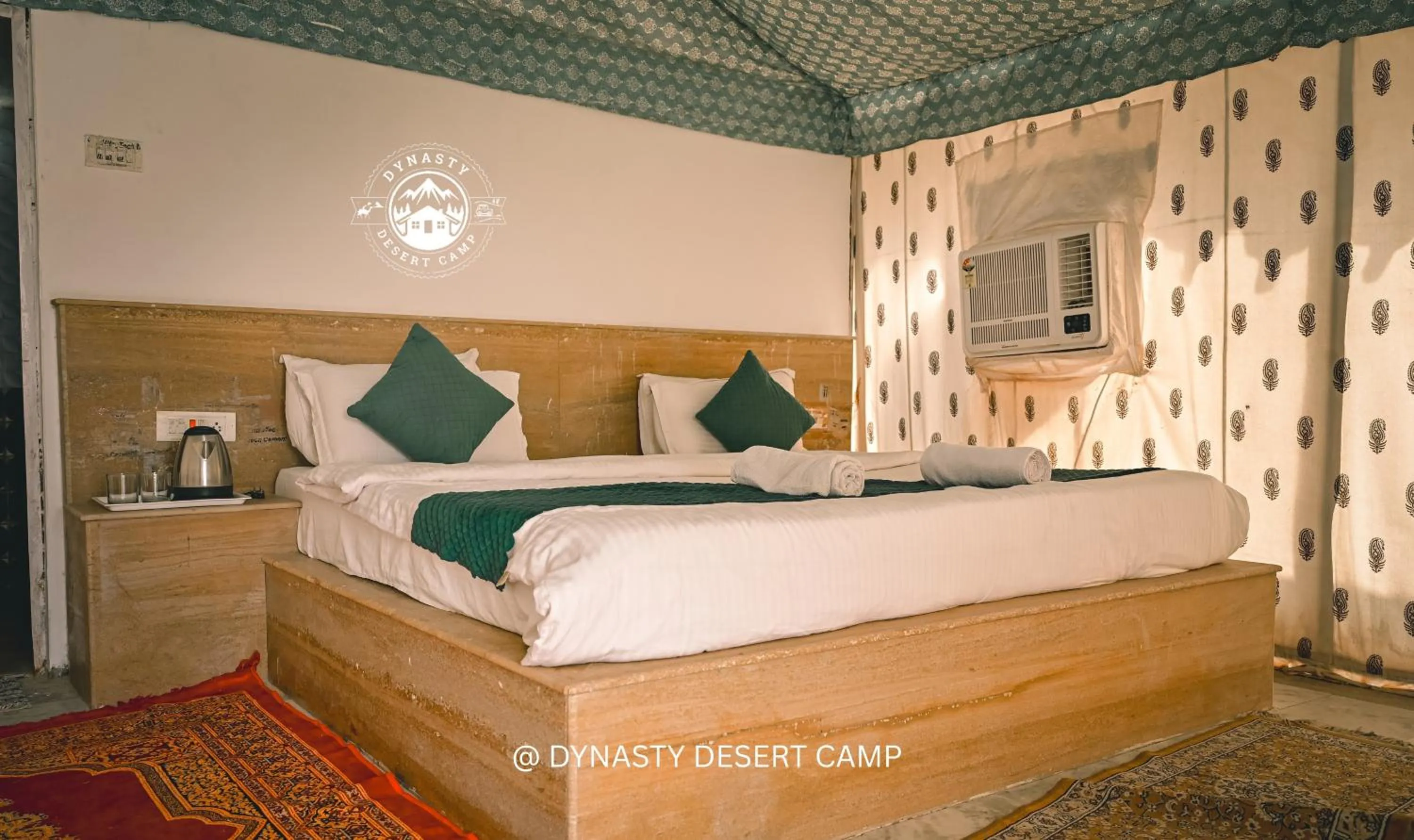 Bed in Dynasty Desert Camp and Resort