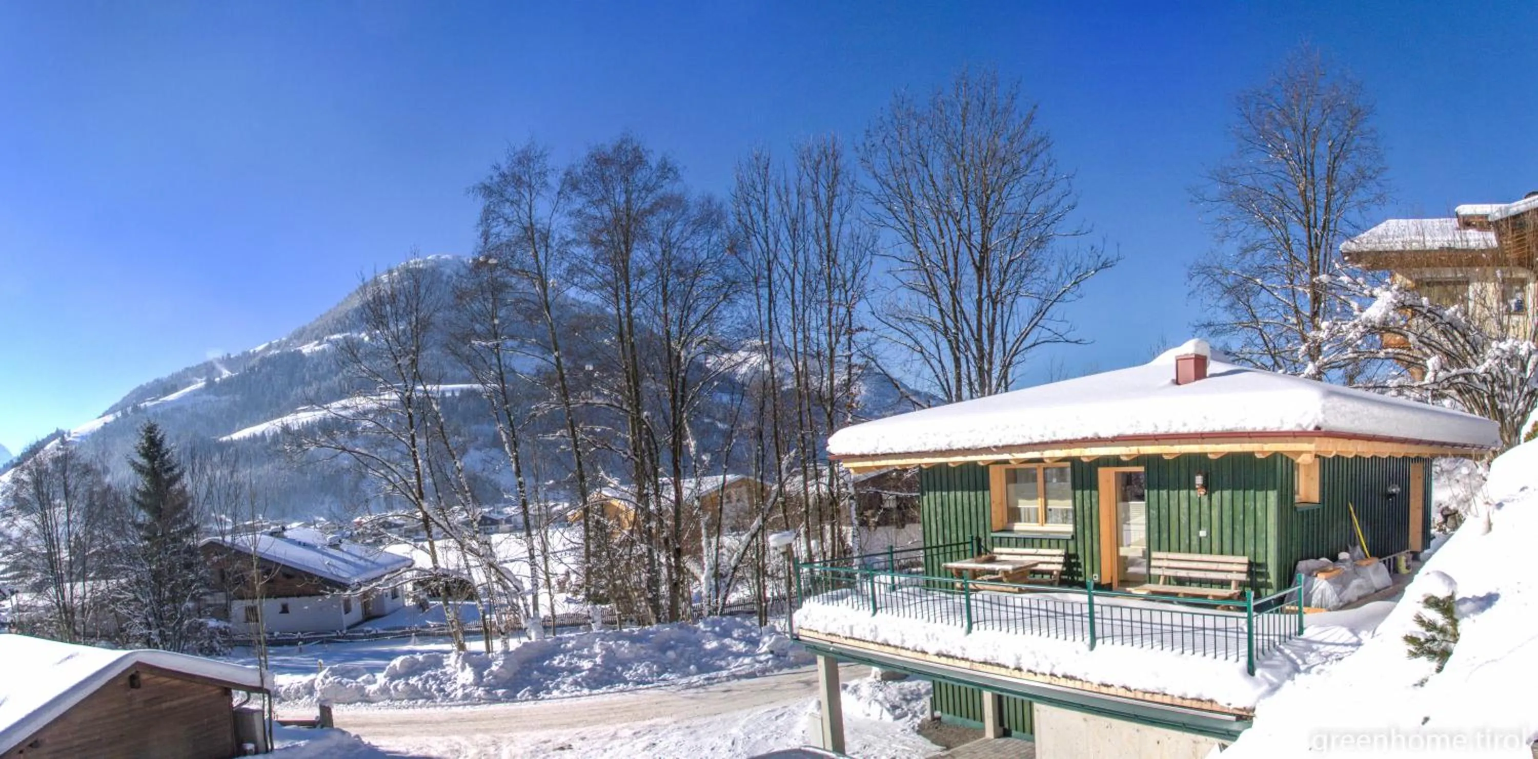 Facade/entrance in Modernes Chalet mit Terrasse und Parkplatz in den Alpen