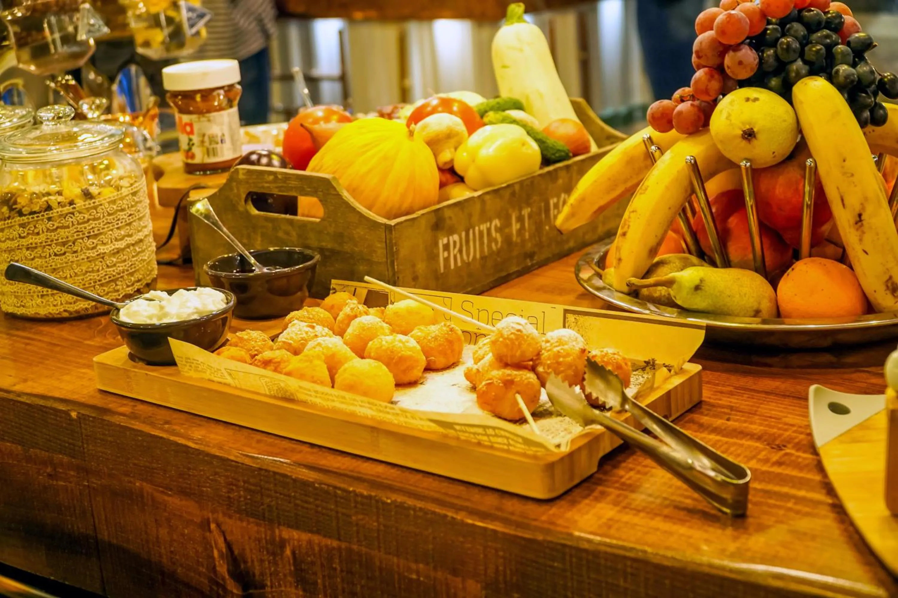 Continental breakfast in Old Town Boutique Hotel