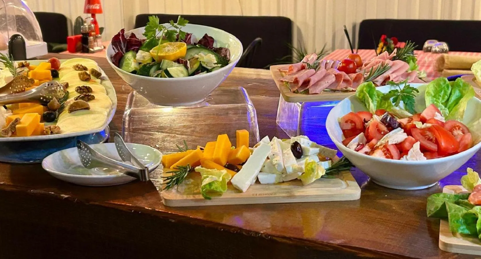 Buffet breakfast in Old Town Boutique Hotel