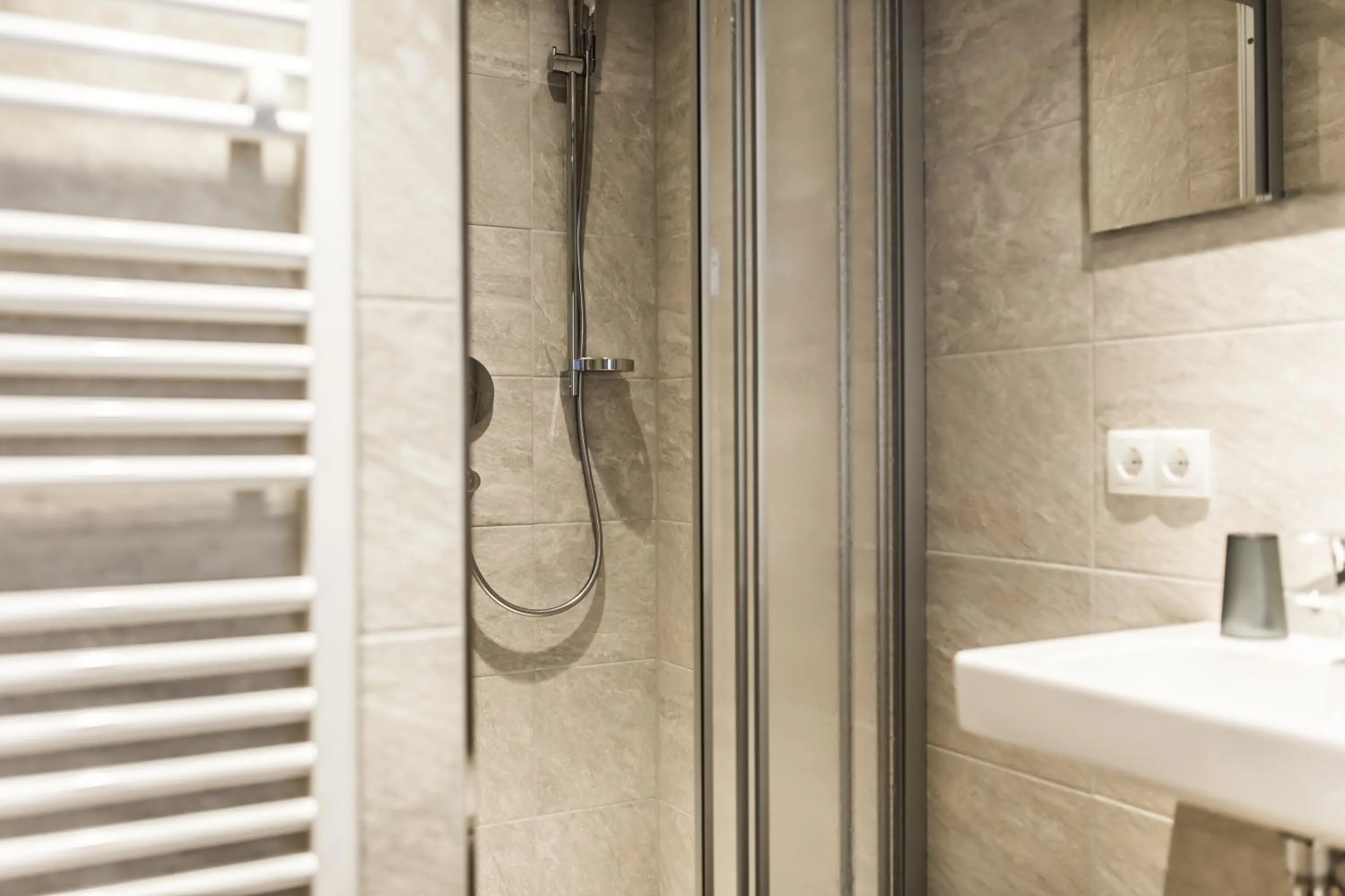 Bathroom in A Casa Smaragd Appartements