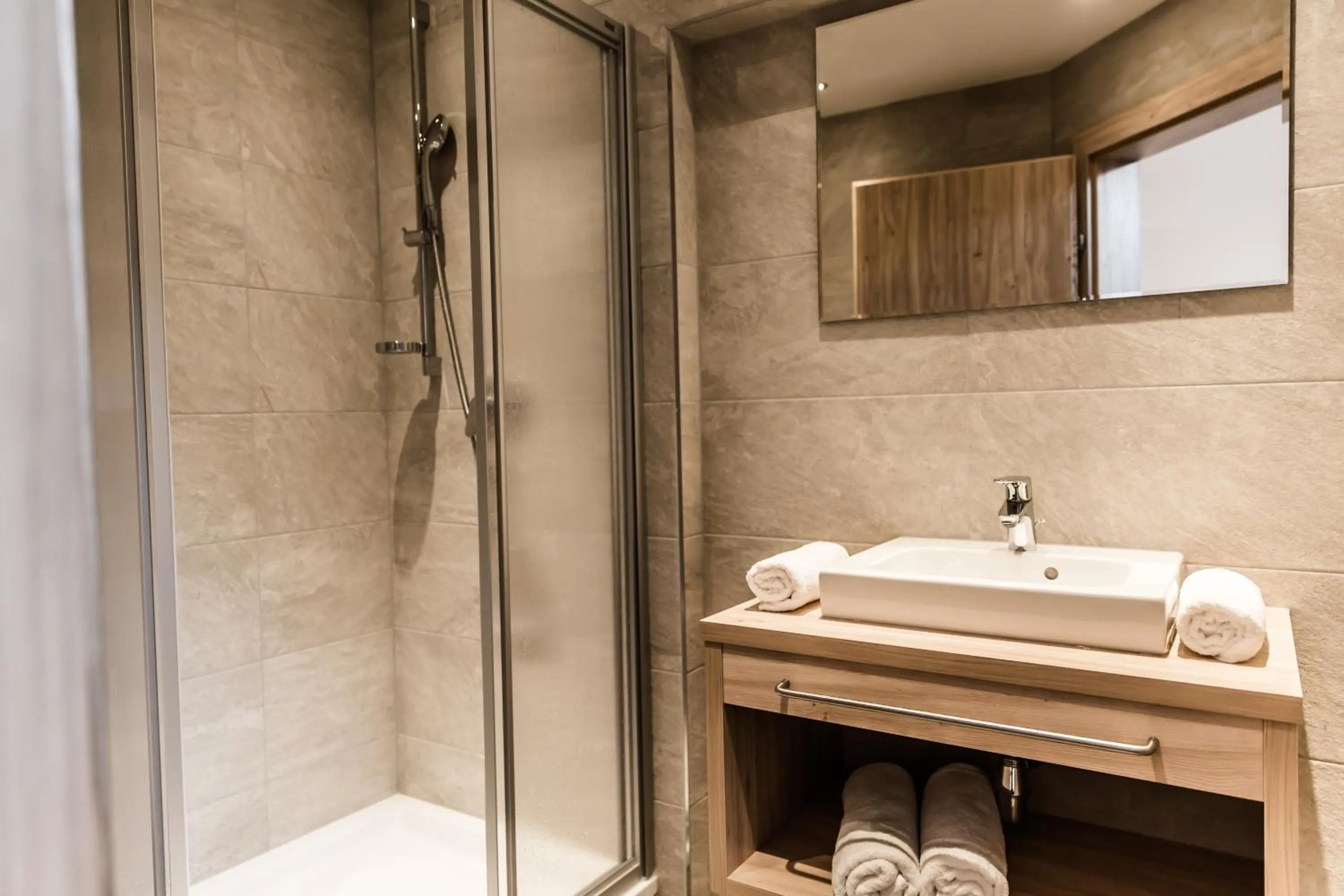 Bathroom in A Casa Smaragd Appartements