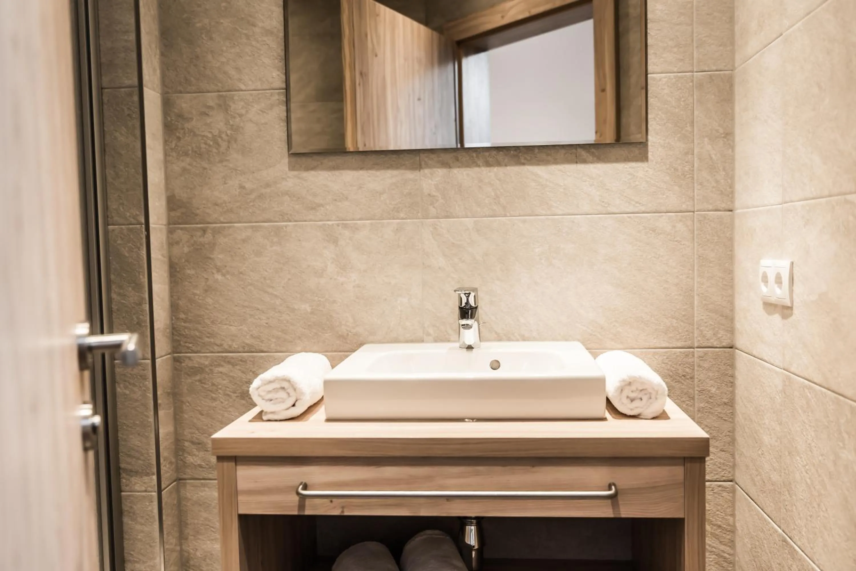 Bathroom in A Casa Smaragd Appartements