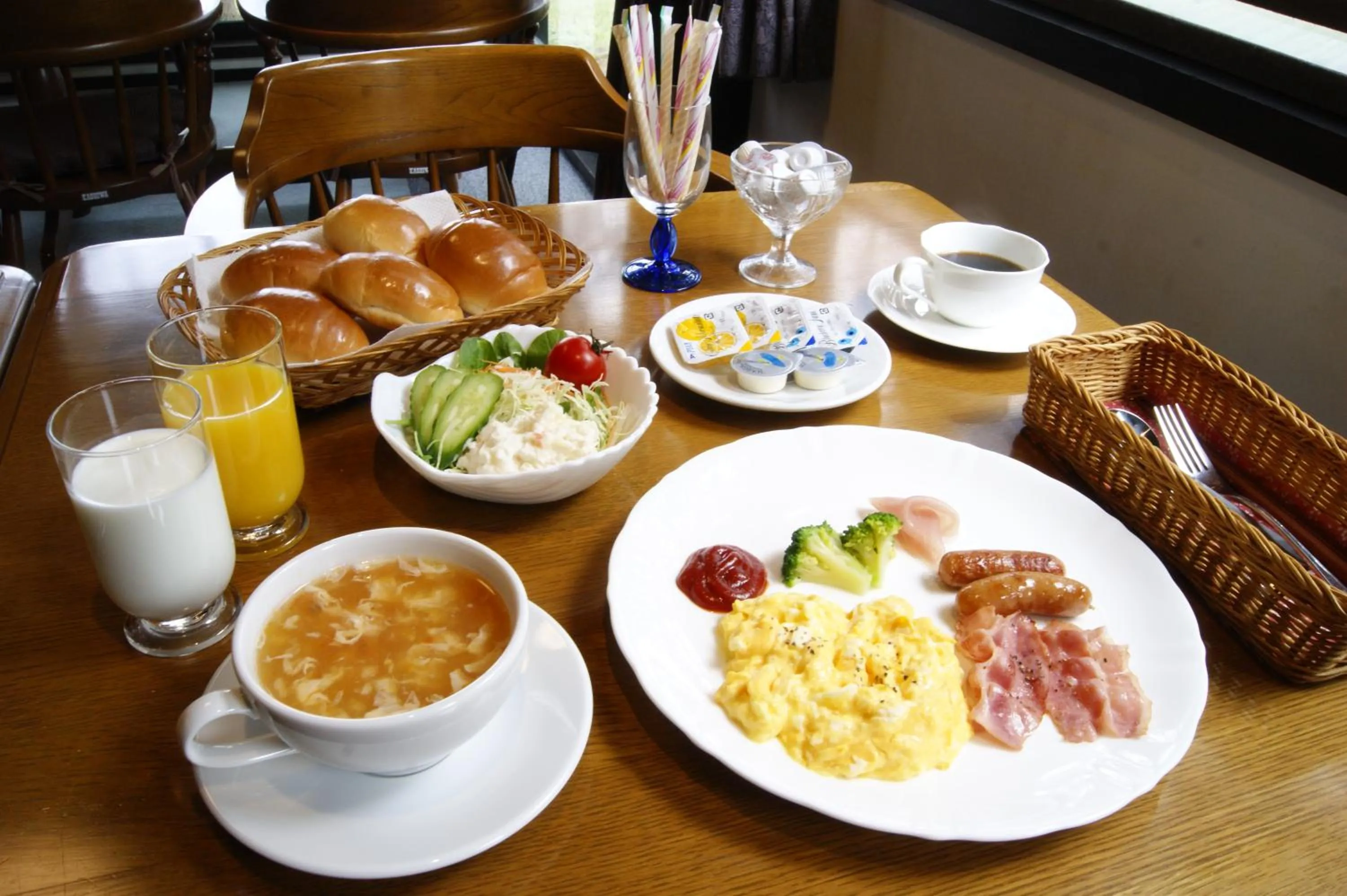 Food close-up in Pension Good Luck Takayama