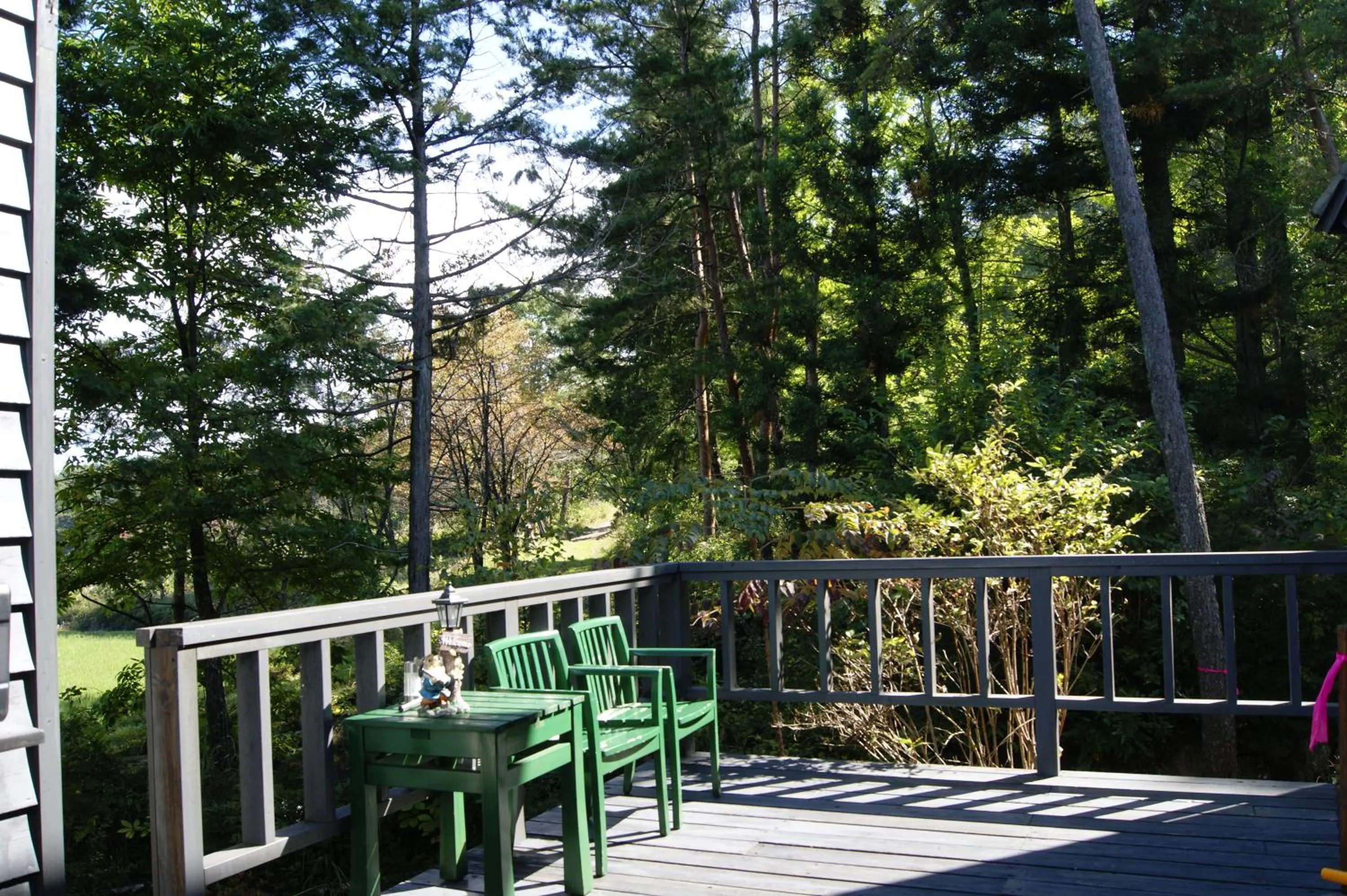 Balcony/Terrace in Pension Good Luck Takayama