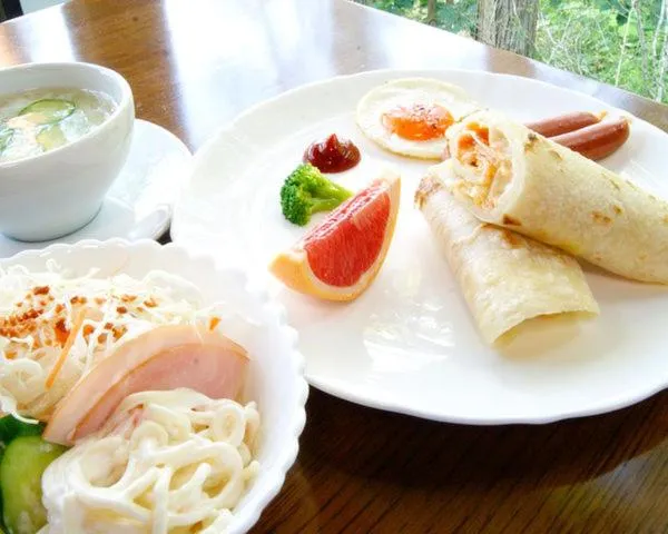 Breakfast in Pension Good Luck Takayama