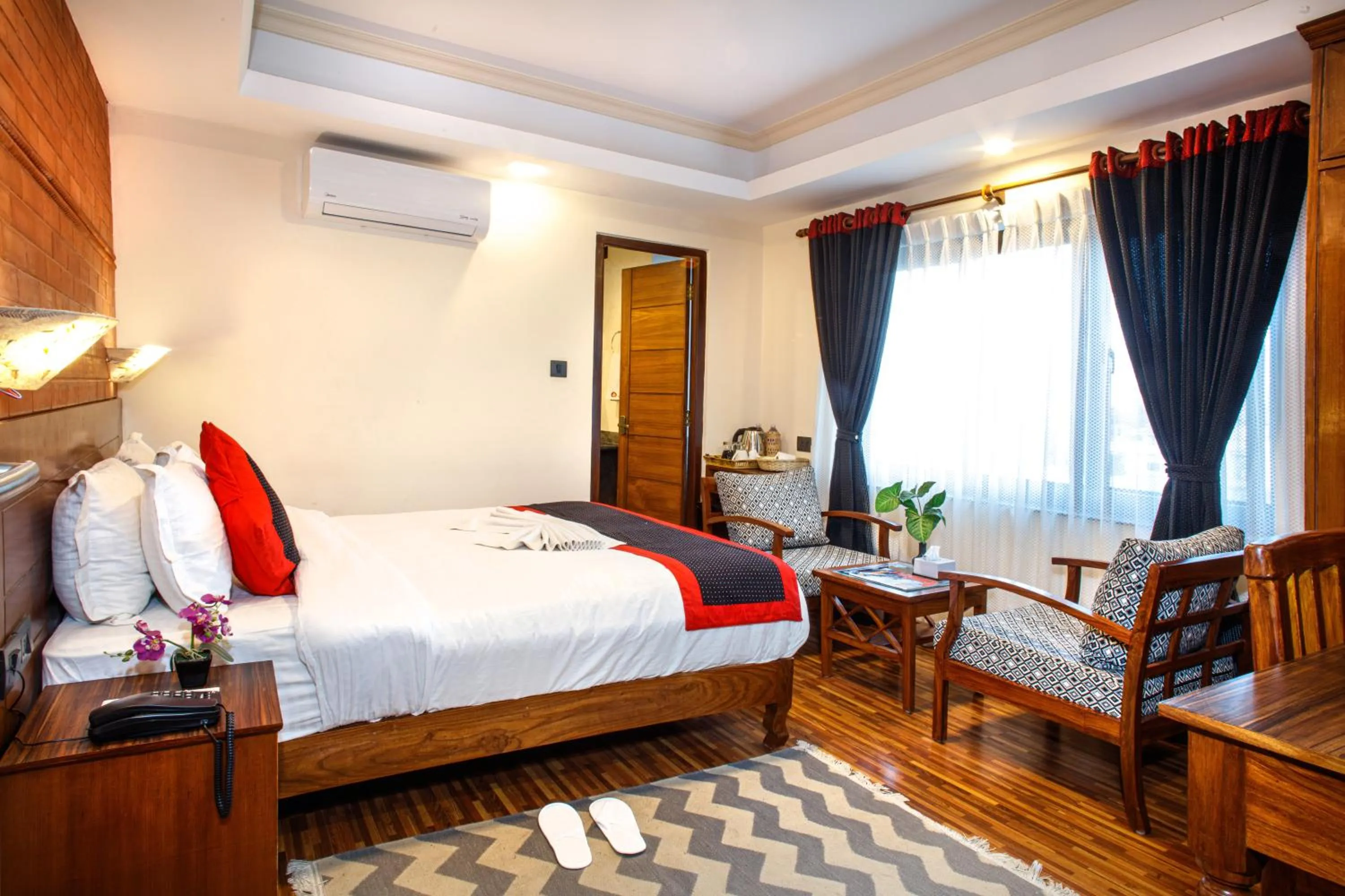Photo of the whole room, Bed in Taleju Boutique Hotel