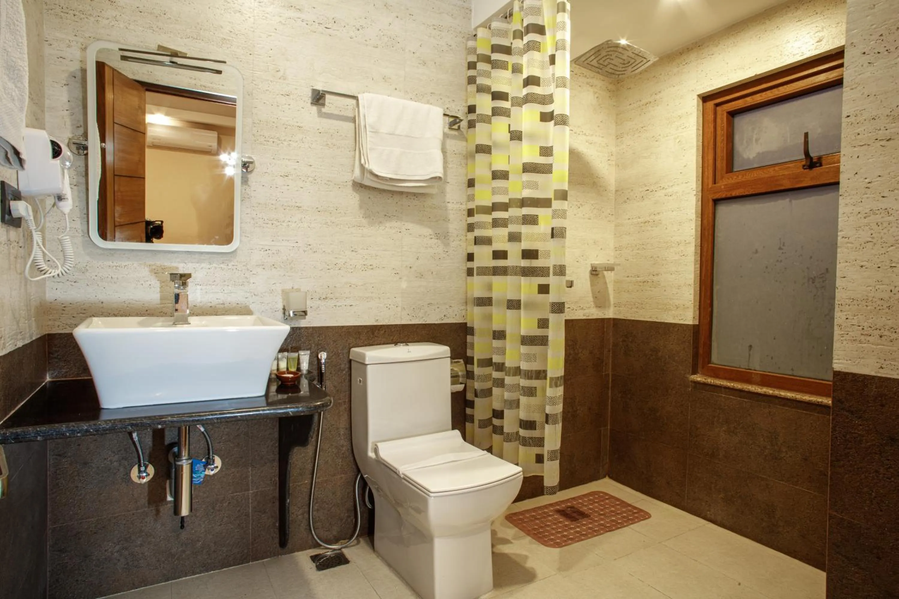 Shower in Taleju Boutique Hotel