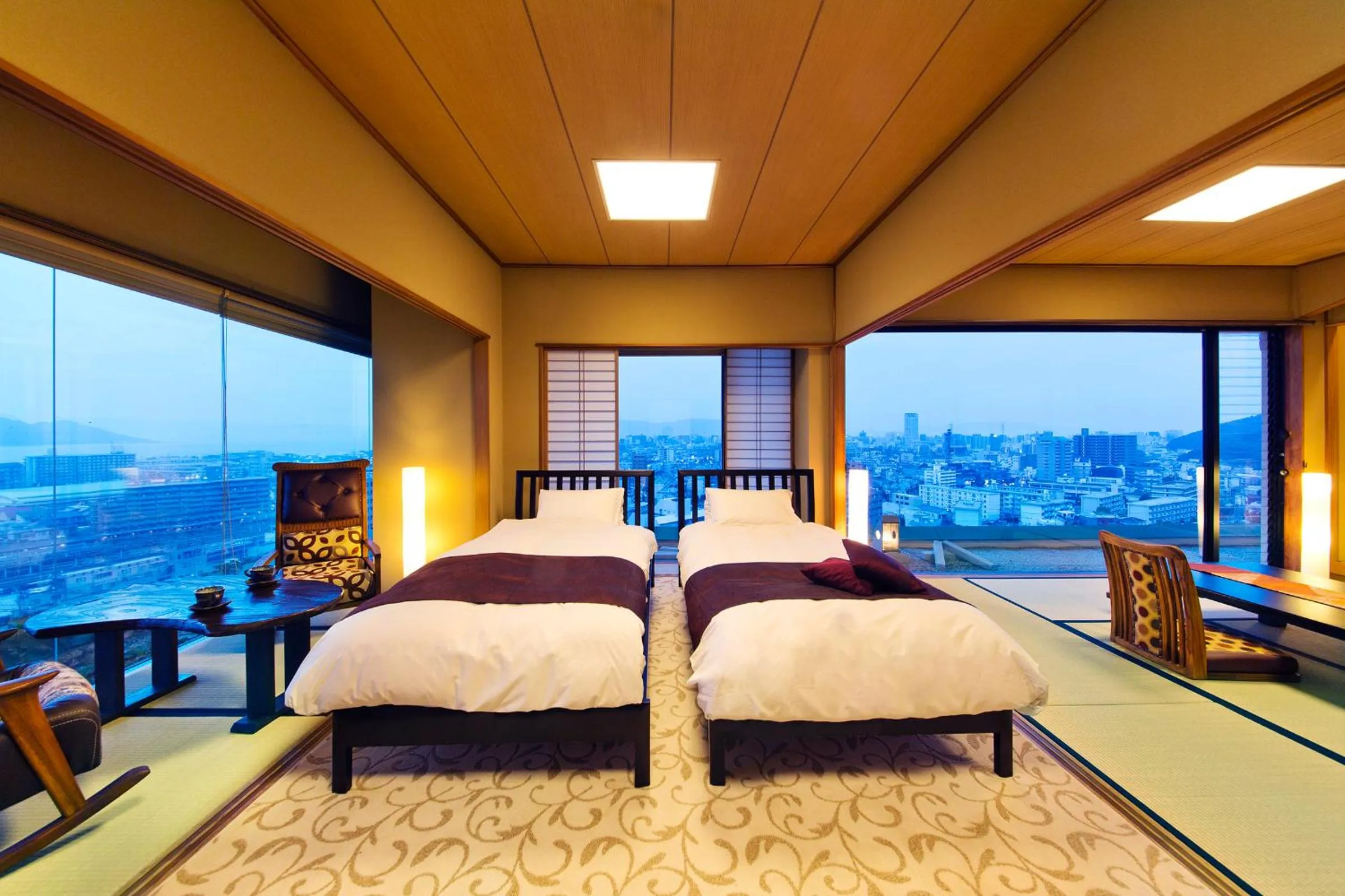 Bed in Yunaginoyu Hotel Hanajyukai