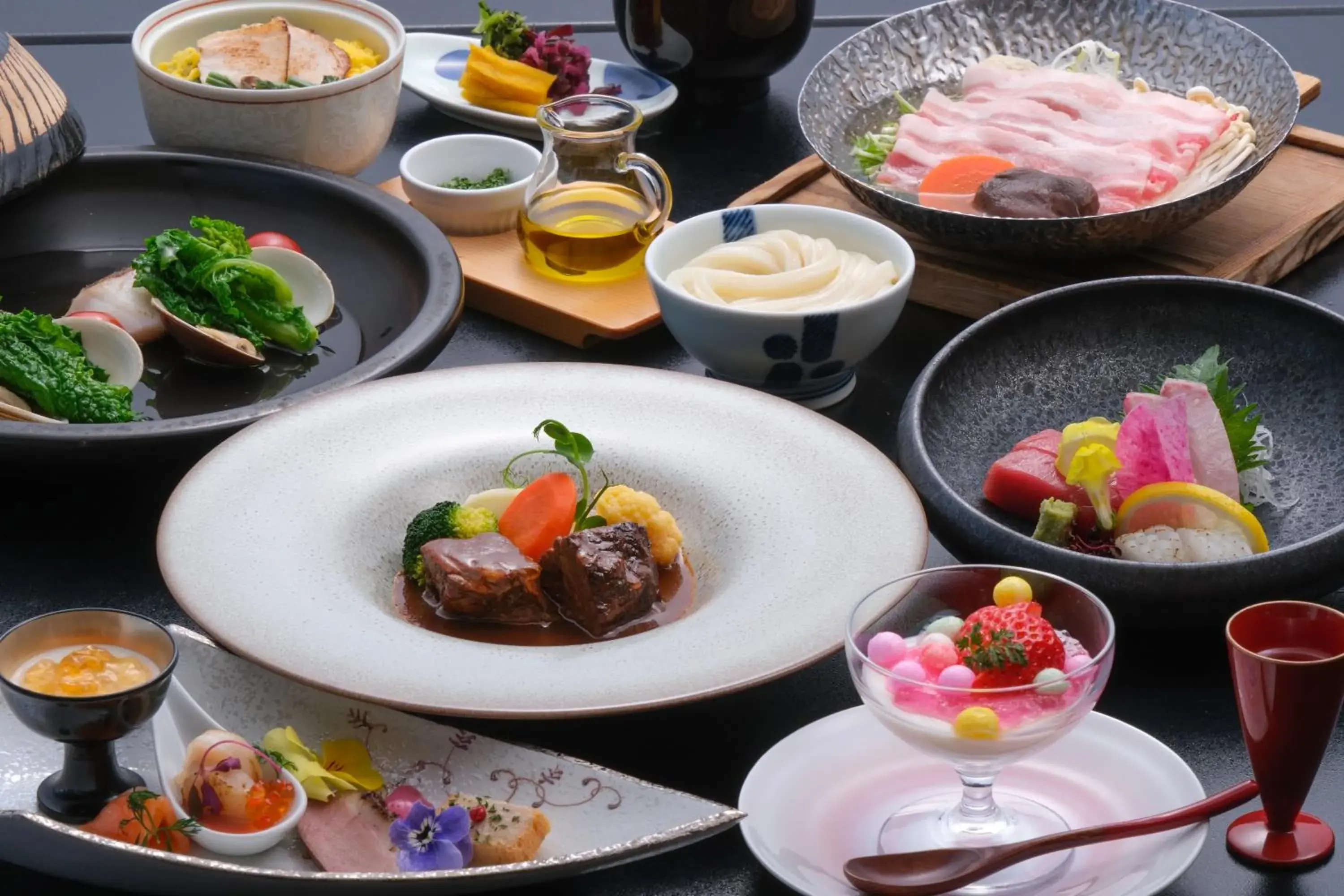 Food and drinks in Yunaginoyu Hotel Hanajyukai Food and drinks in Yunaginoyu Hotel Hanajyukai