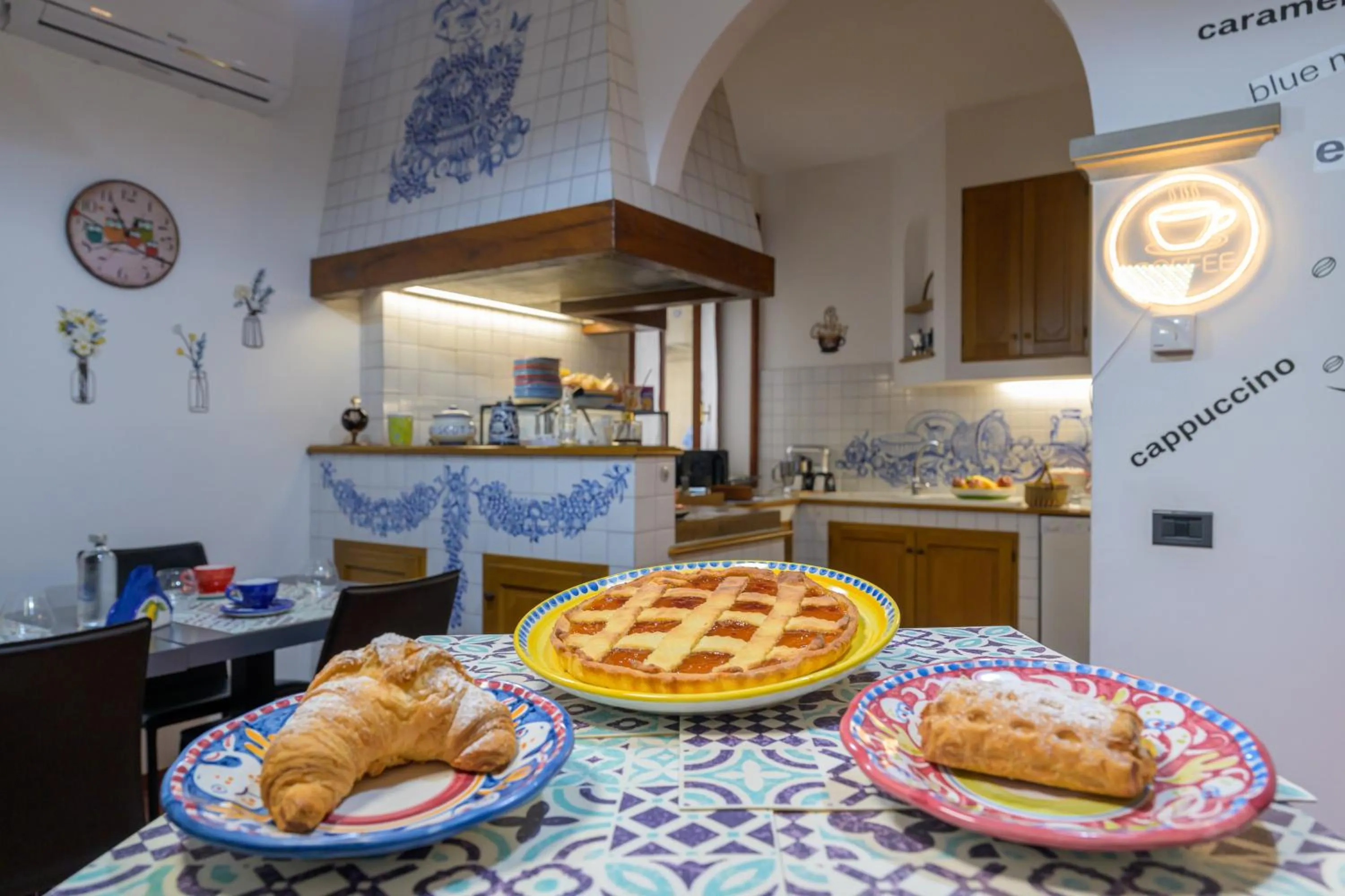 Food in B&B Amalfi Coast Salerno