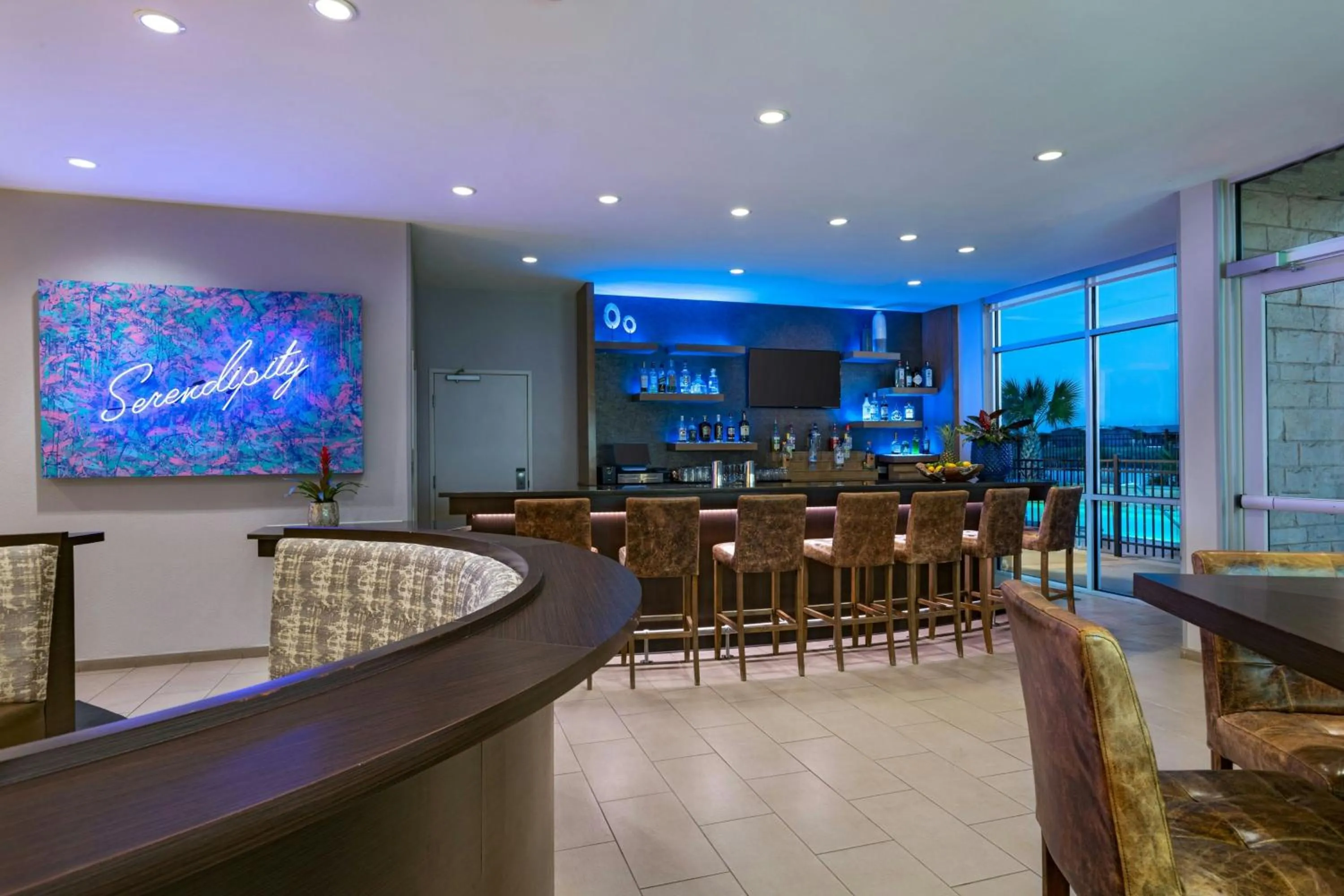 Lounge or bar in SpringHill Suites by Marriott Austin Cedar Park