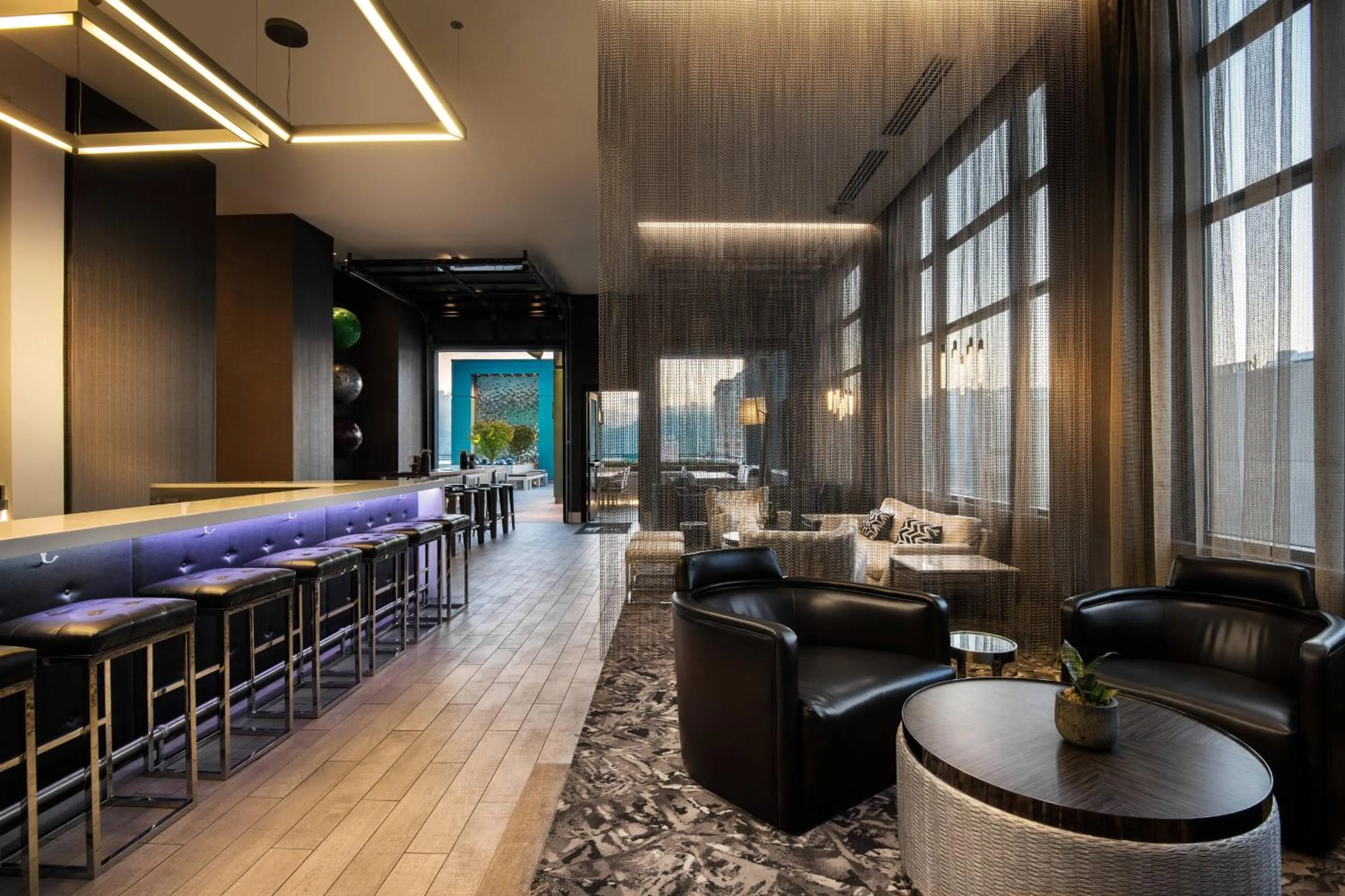 Lounge or bar in AC Hotel Asheville Downtown