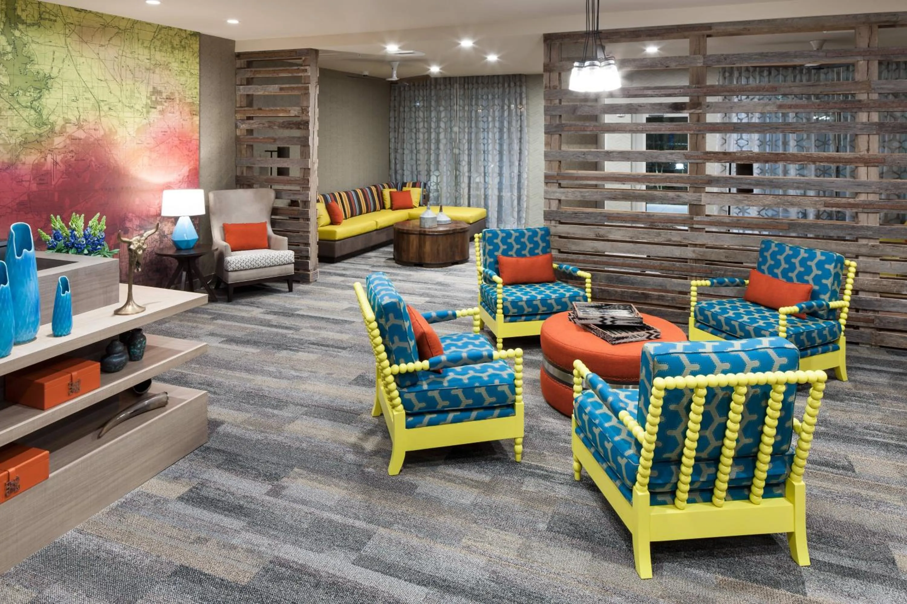 Lobby or reception in Courtyard by Marriott Fort Worth Historic Stockyards