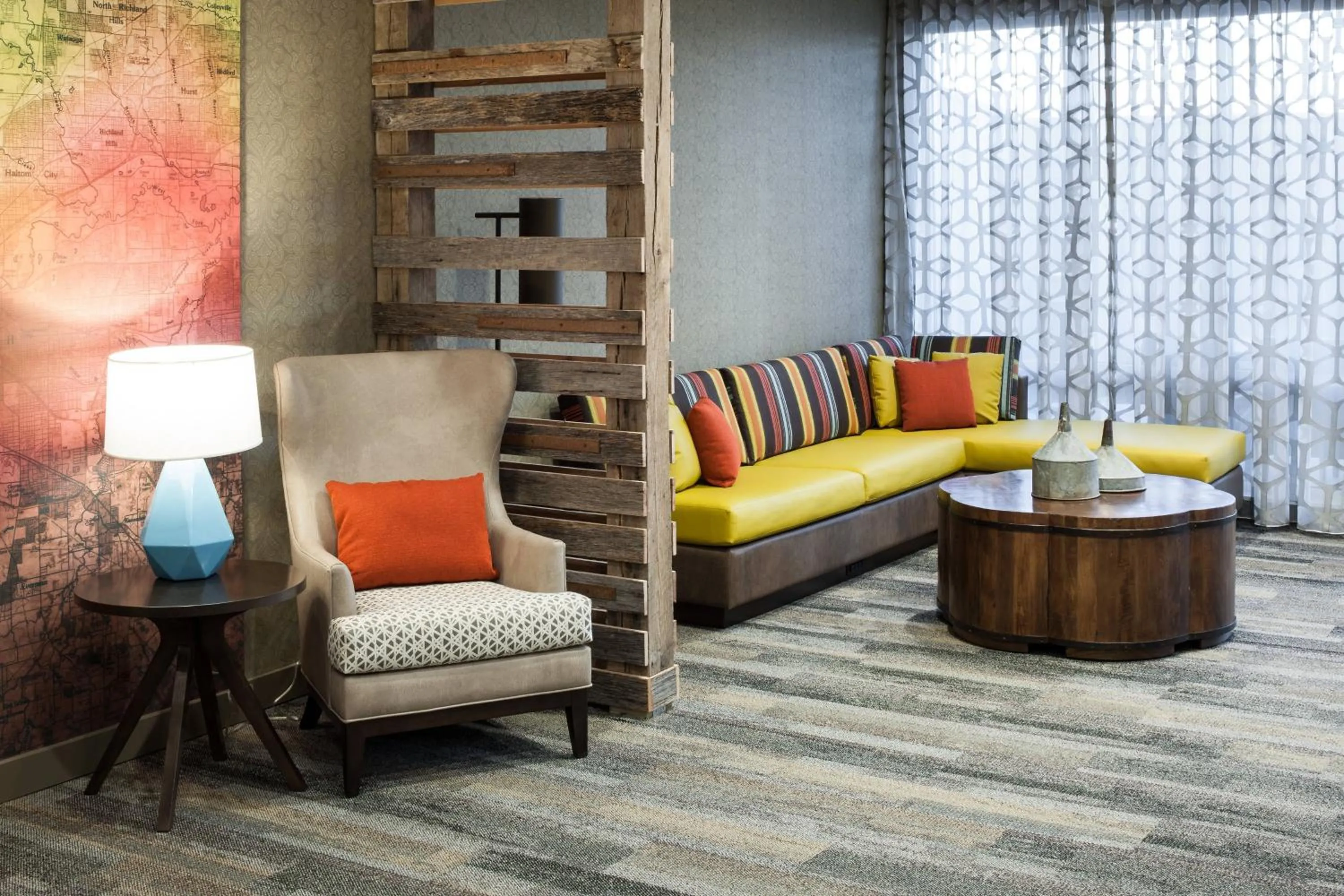 Lobby or reception in Courtyard by Marriott Fort Worth Historic Stockyards