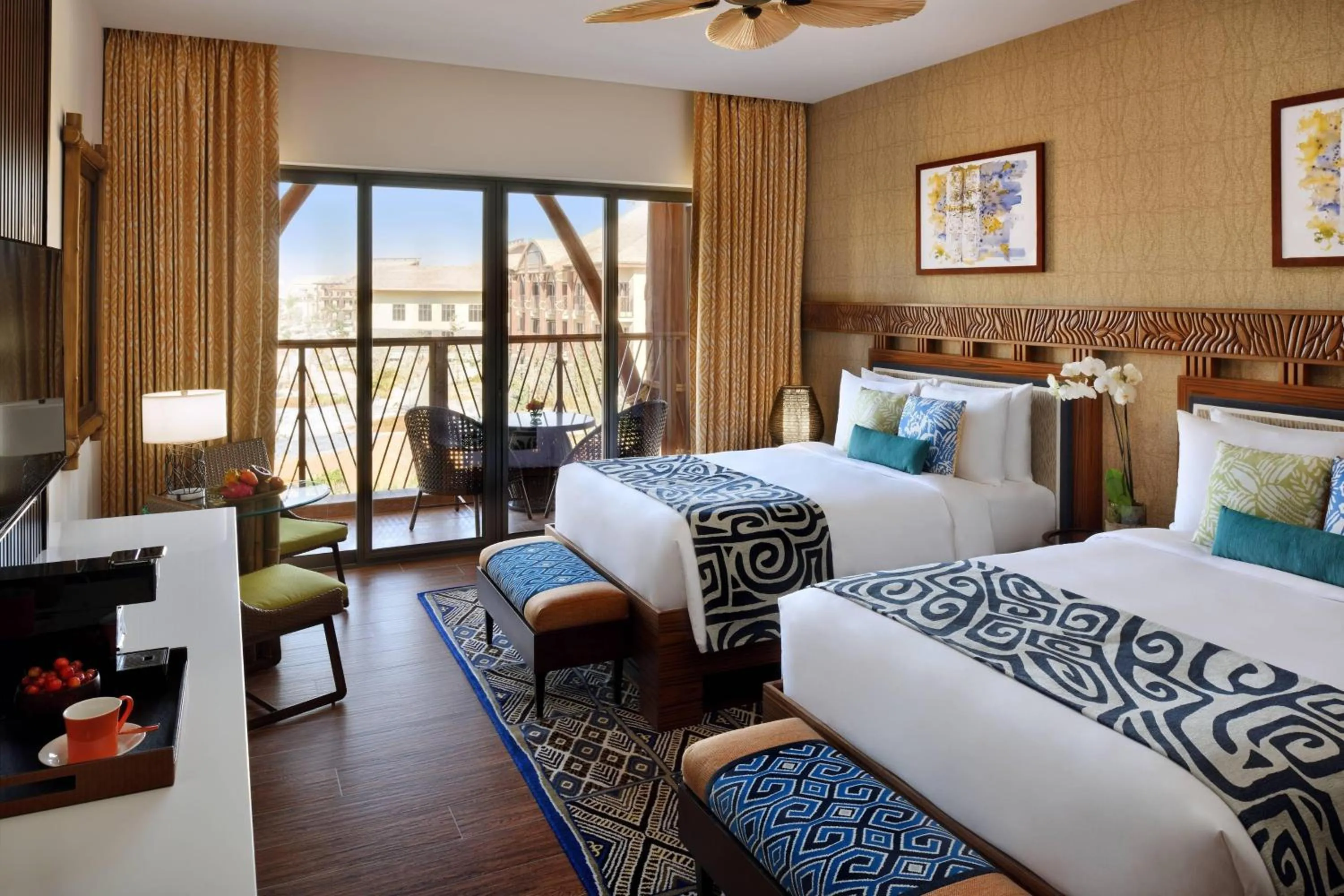 Photo of the whole room, Bed in Lapita, Dubai Parks and Resorts, Autograph Collection