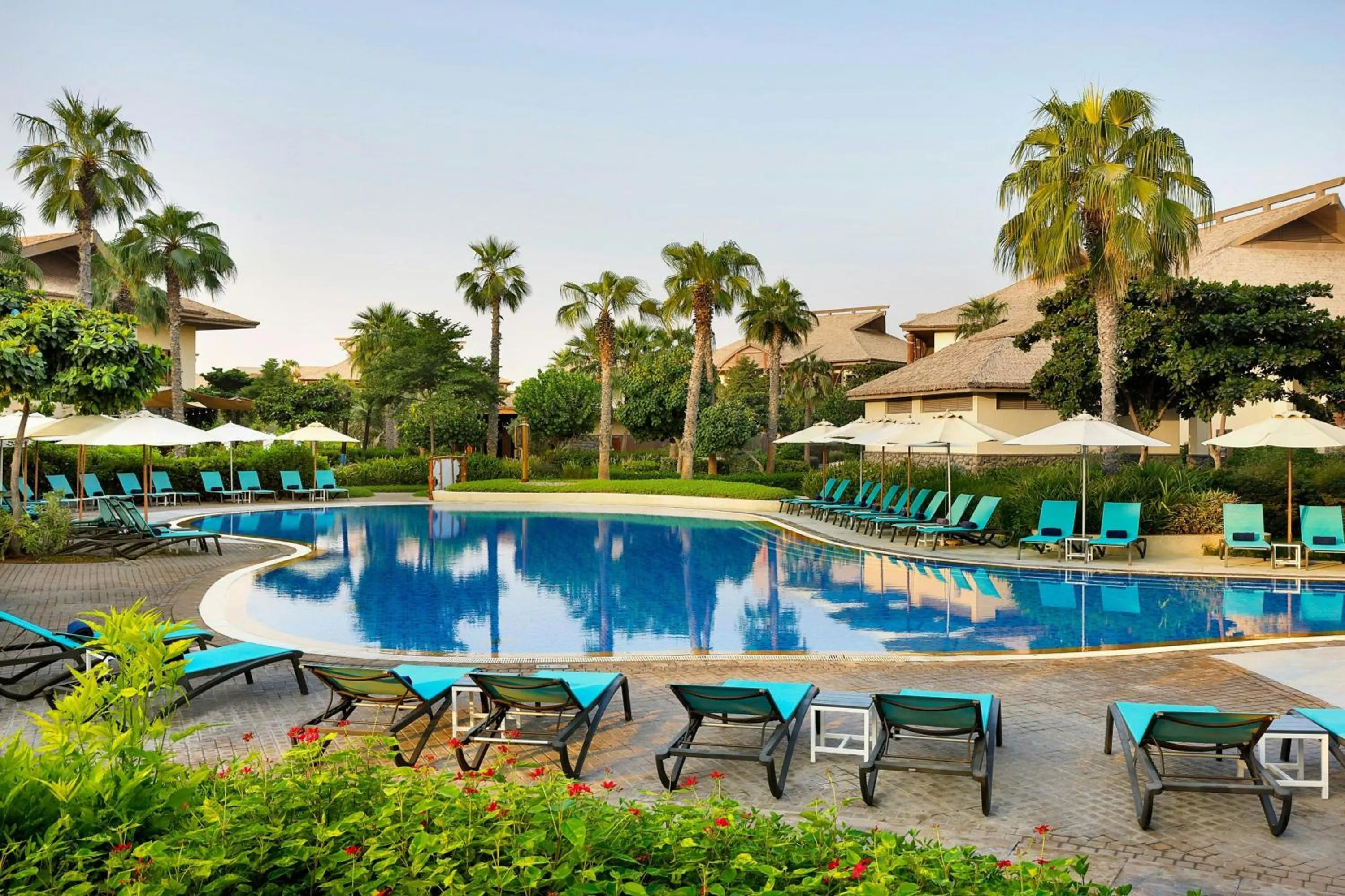 Swimming pool in Lapita, Dubai Parks and Resorts, Autograph Collection