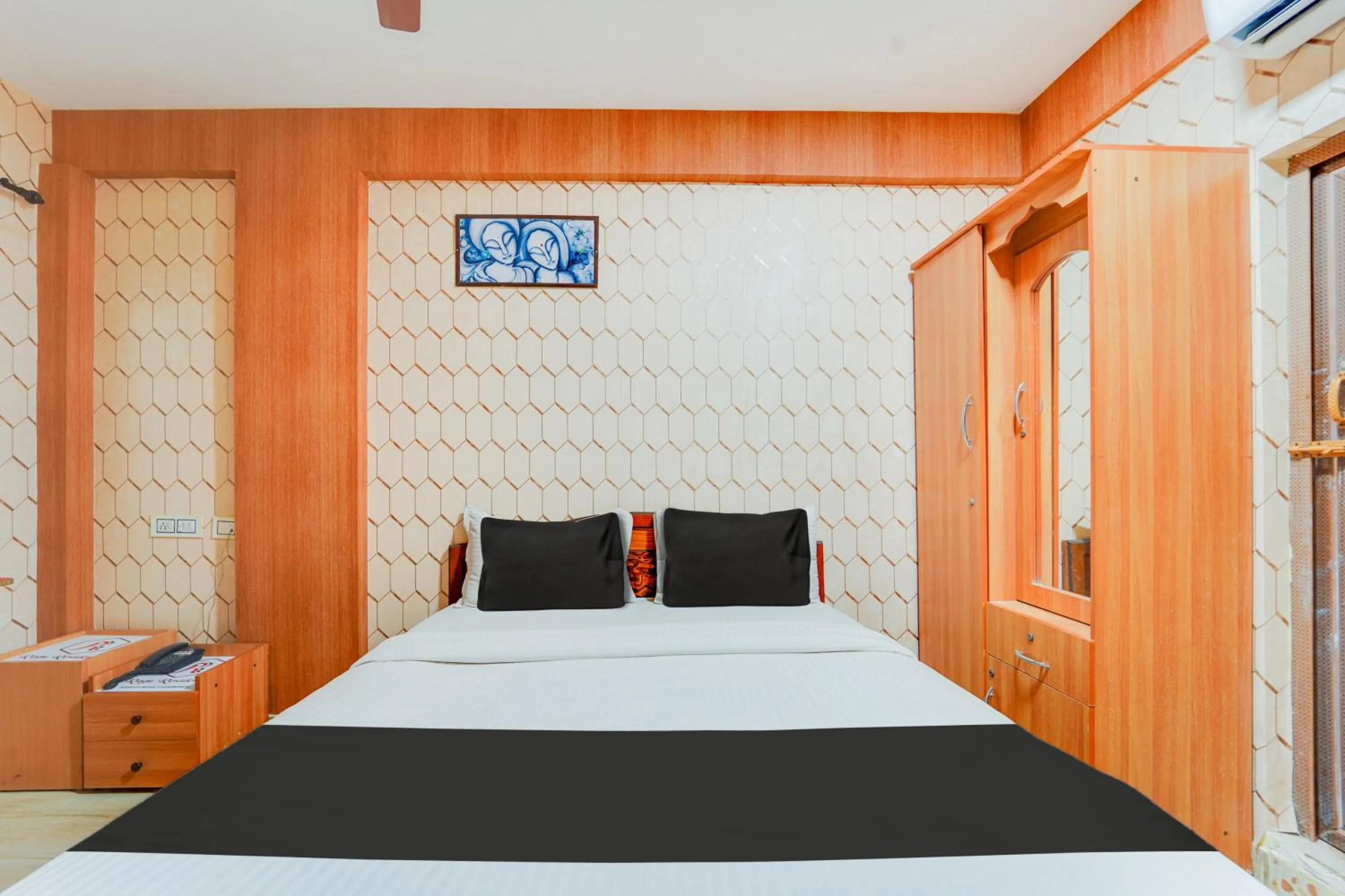 Bedroom, Bed in FabExpress Ragu Residency