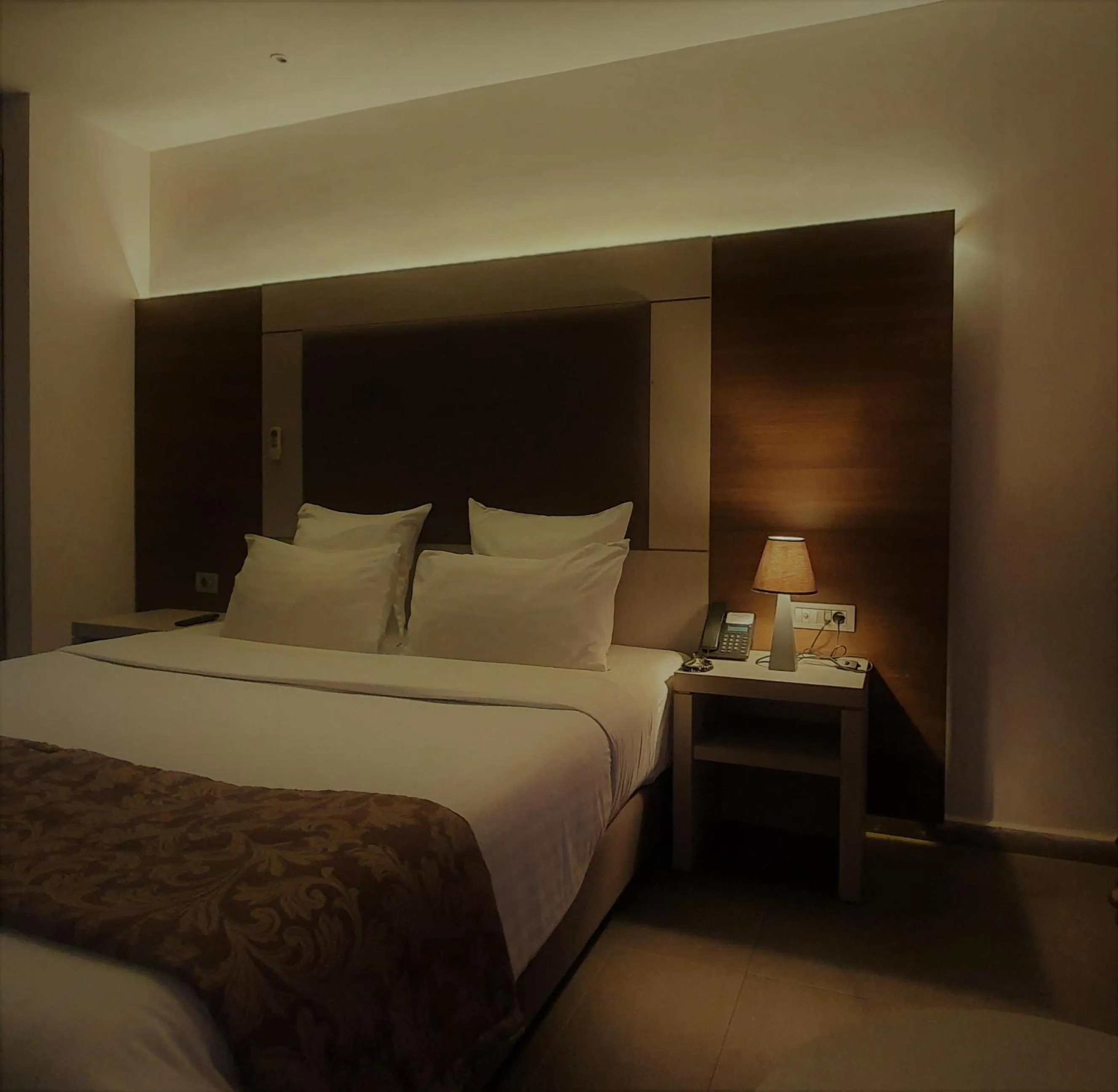 Bed in Grand Hotel Central Conakry