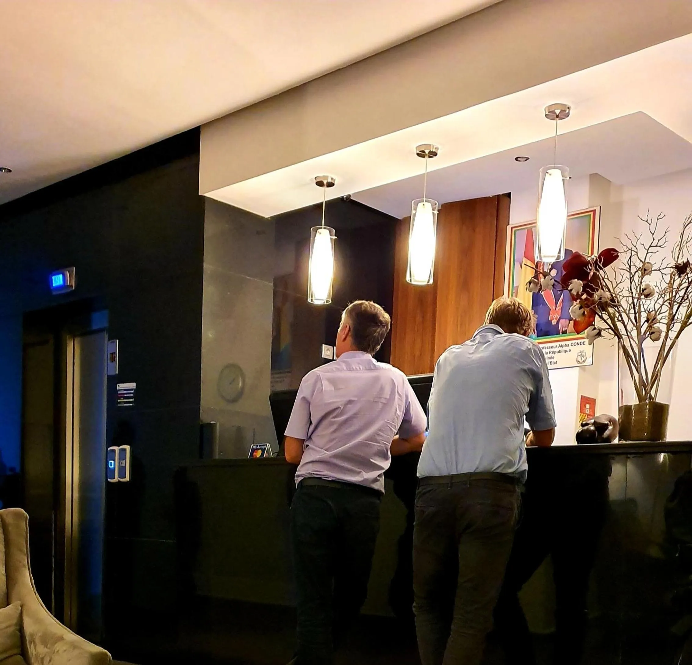 People in Grand Hotel Central Conakry