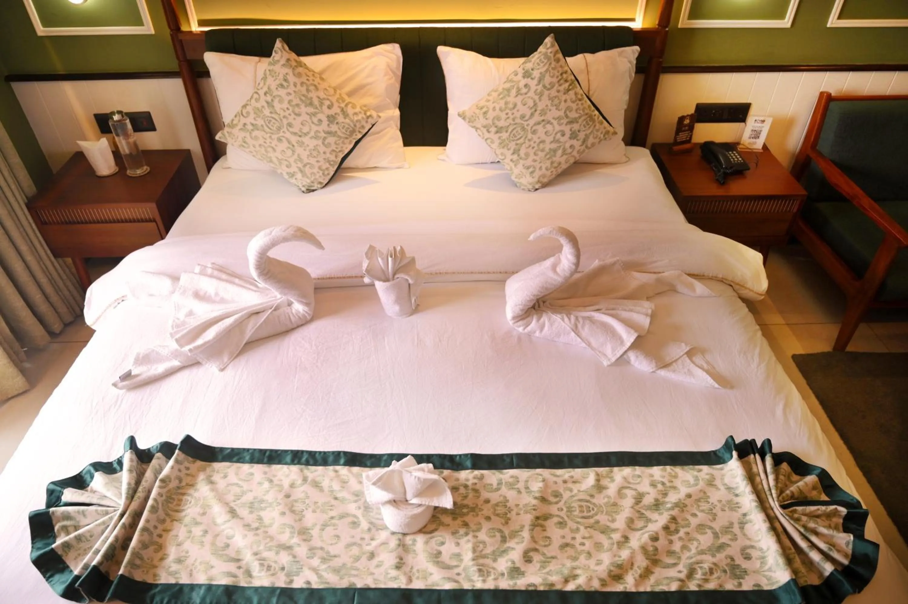 Bed in Hotel Sonar Bangla Puri