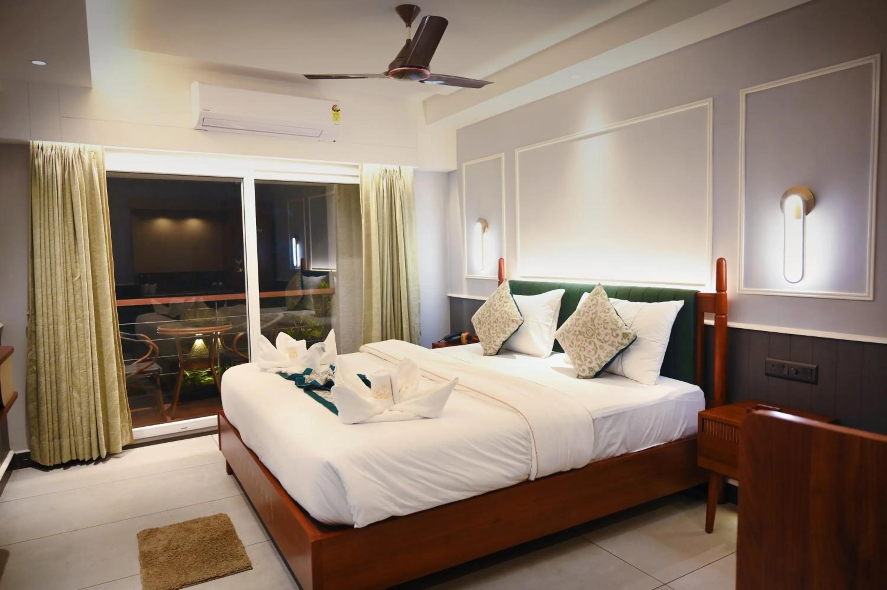 Bed in Hotel Sonar Bangla Puri