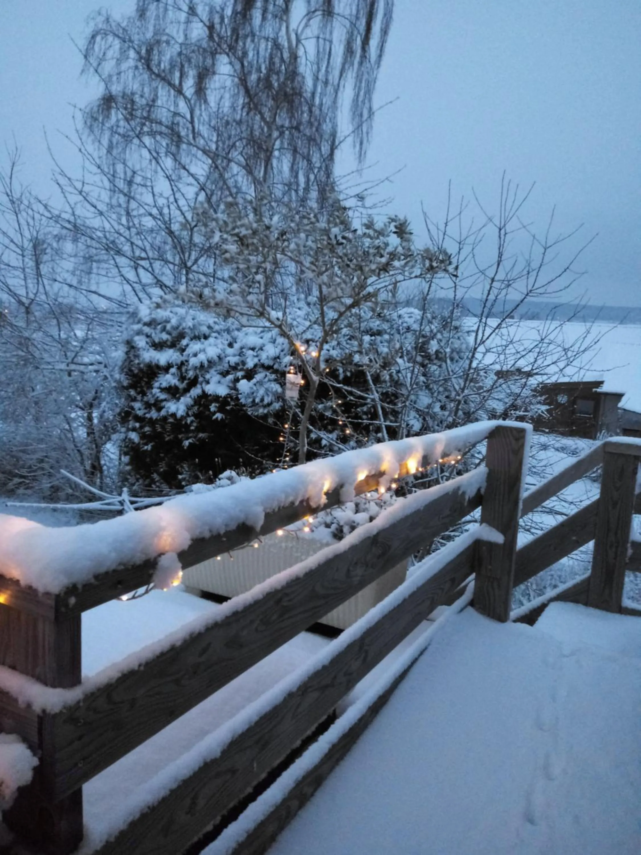 Winter in Entre monts et collines B&B et spa en option