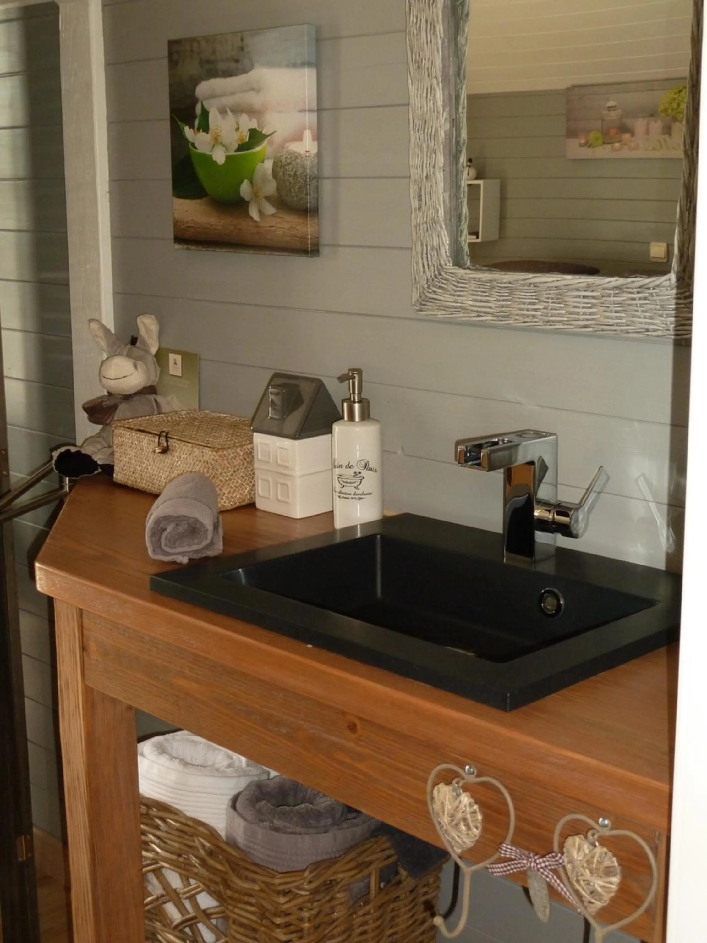 Bathroom in Entre monts et collines B&B et spa en option