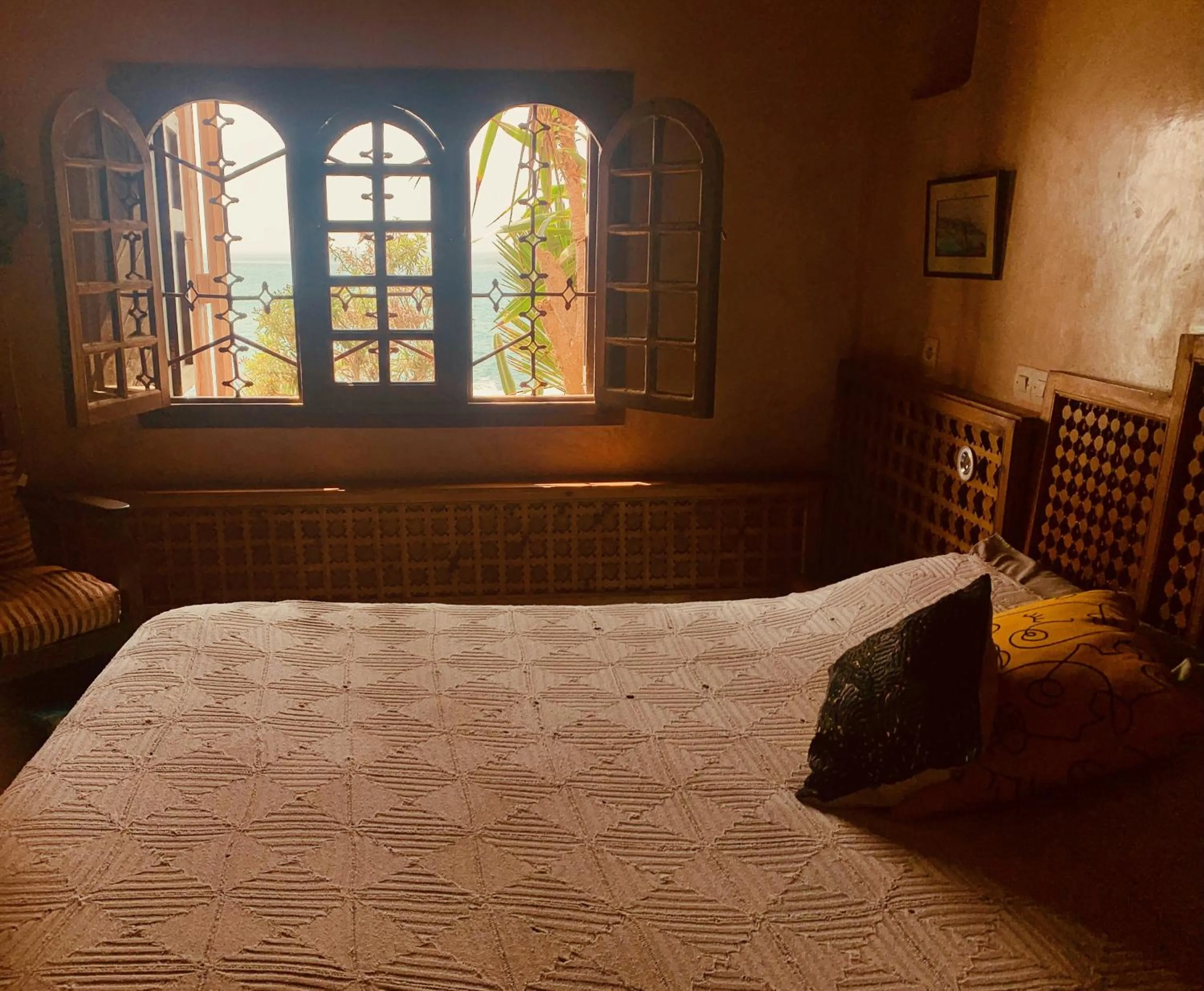 Bed in Villa Oceane