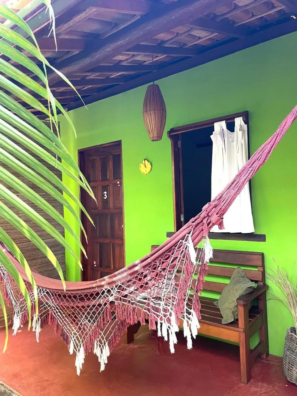 Seating area in Pousada Lumar