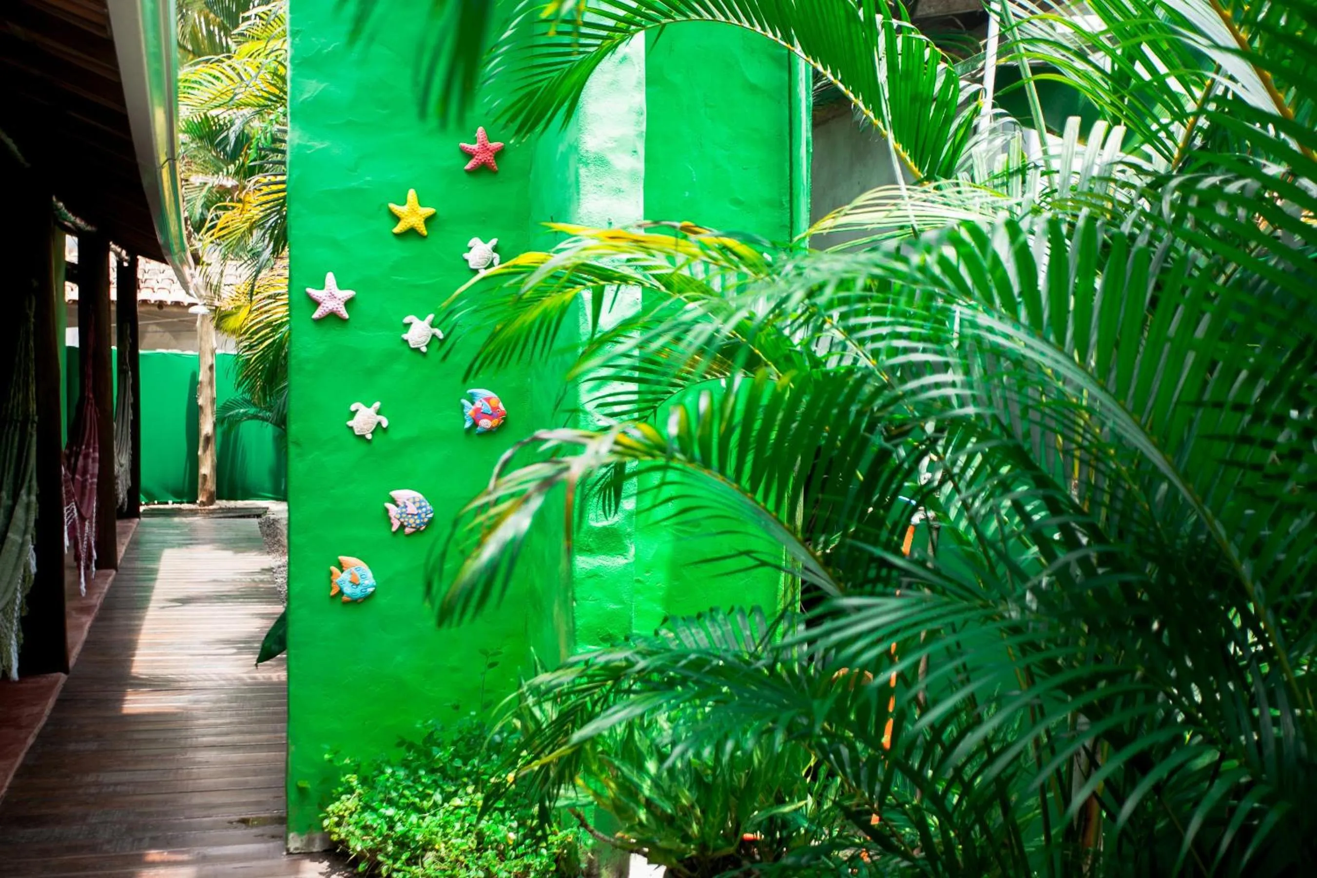 Garden in Pousada Lumar