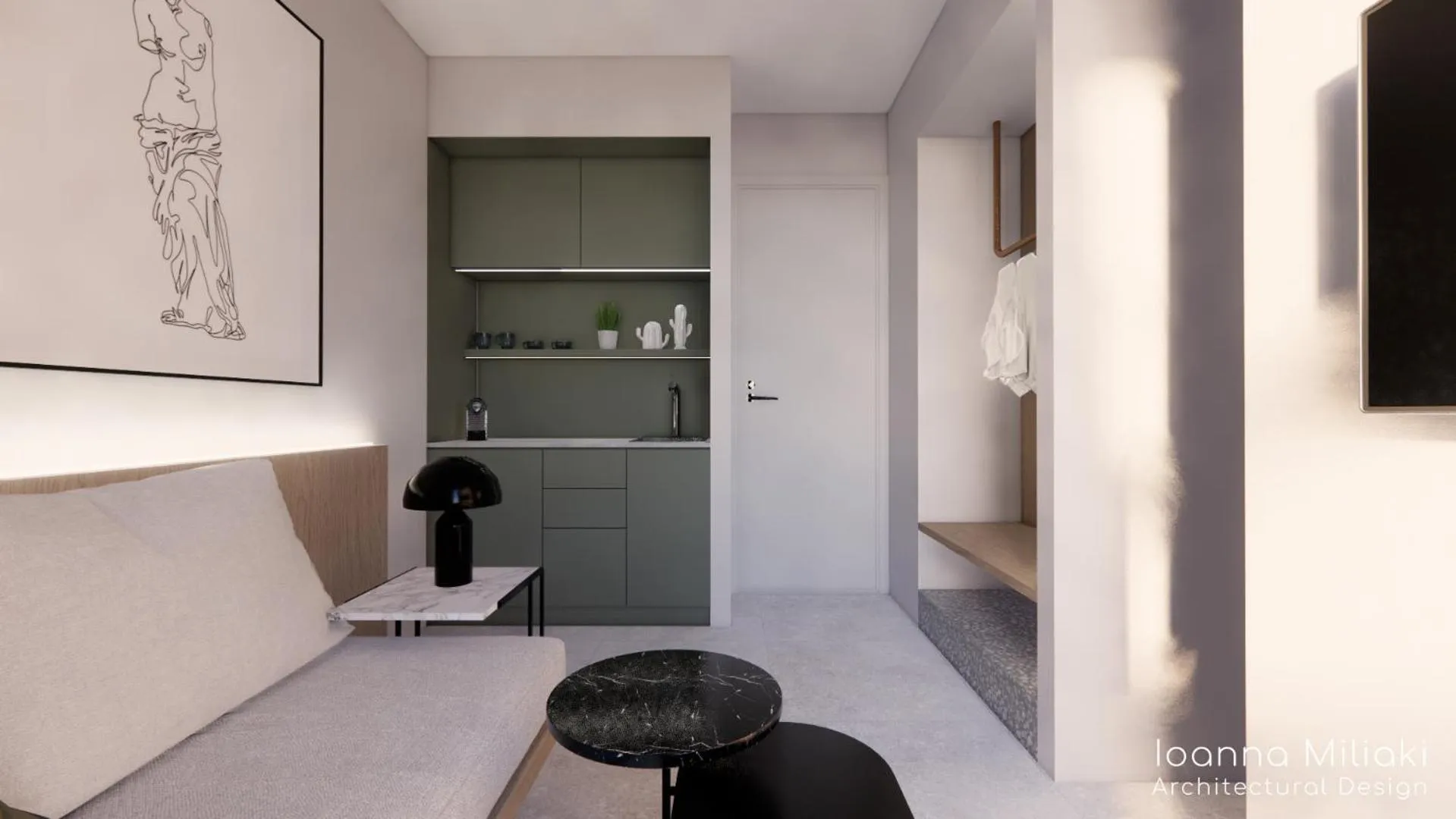 Kitchen or kitchenette in Stelios Gardens