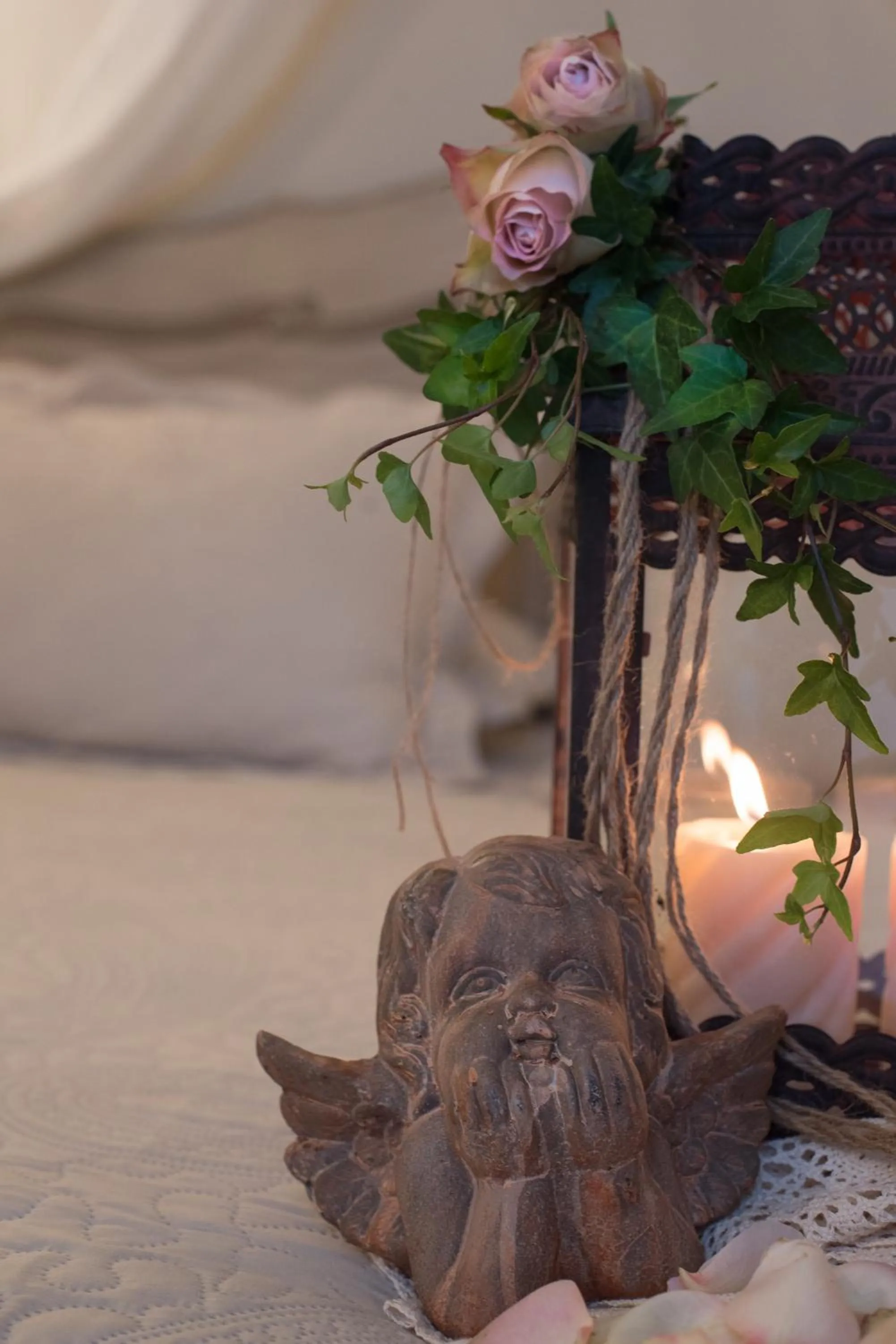 Decorative detail in Stelios Gardens