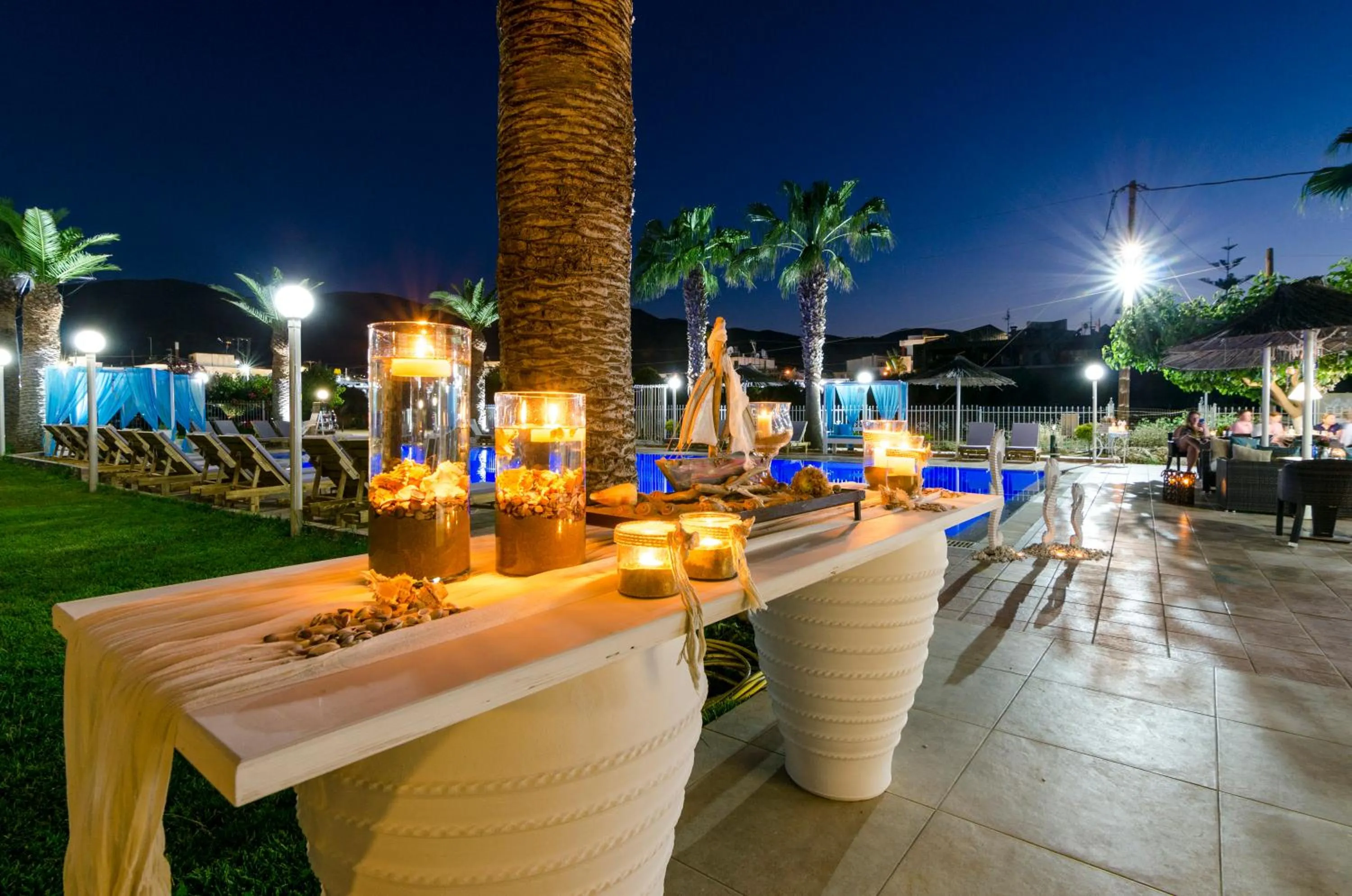 Decorative detail in Stelios Gardens