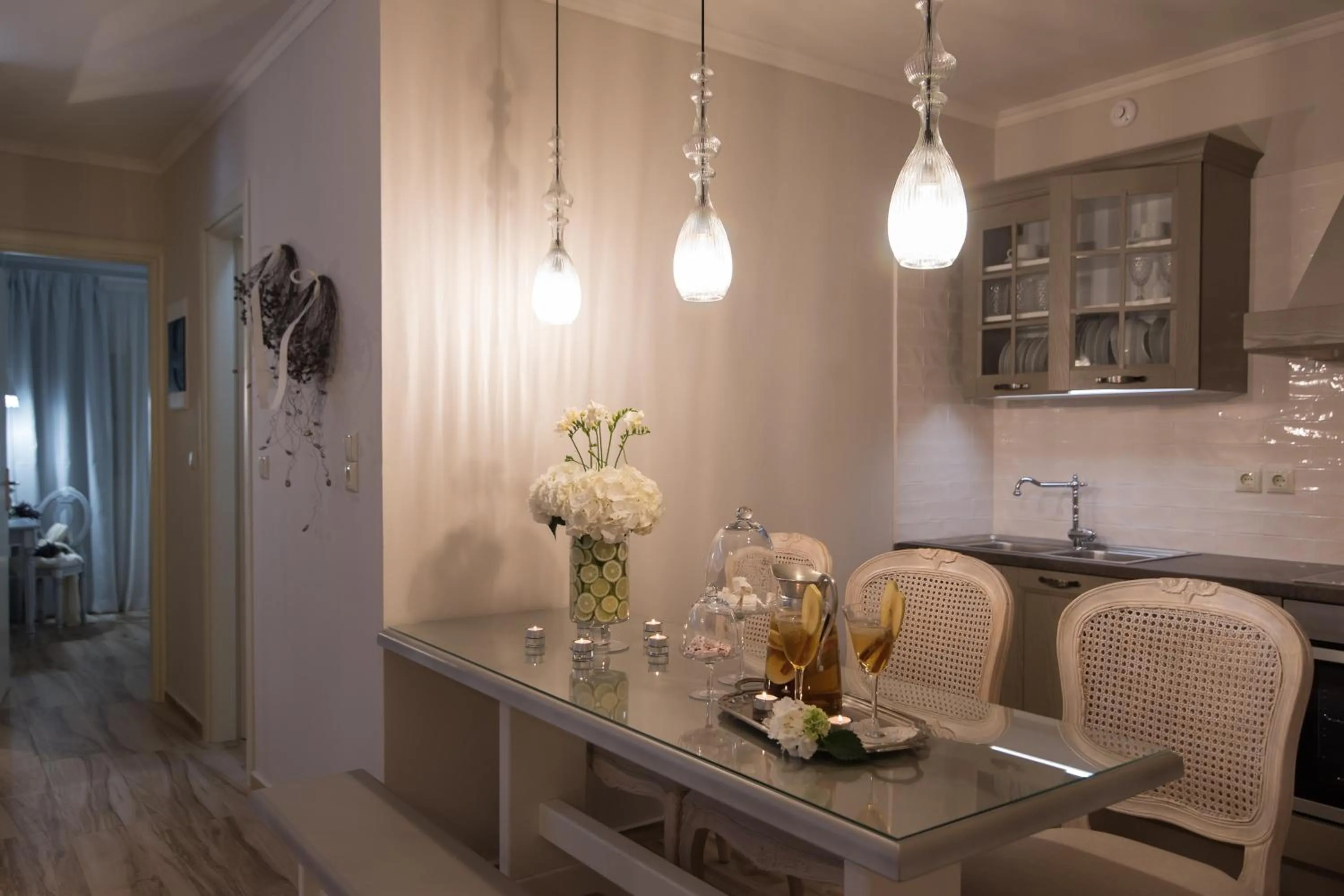 Kitchen or kitchenette in Stelios Gardens