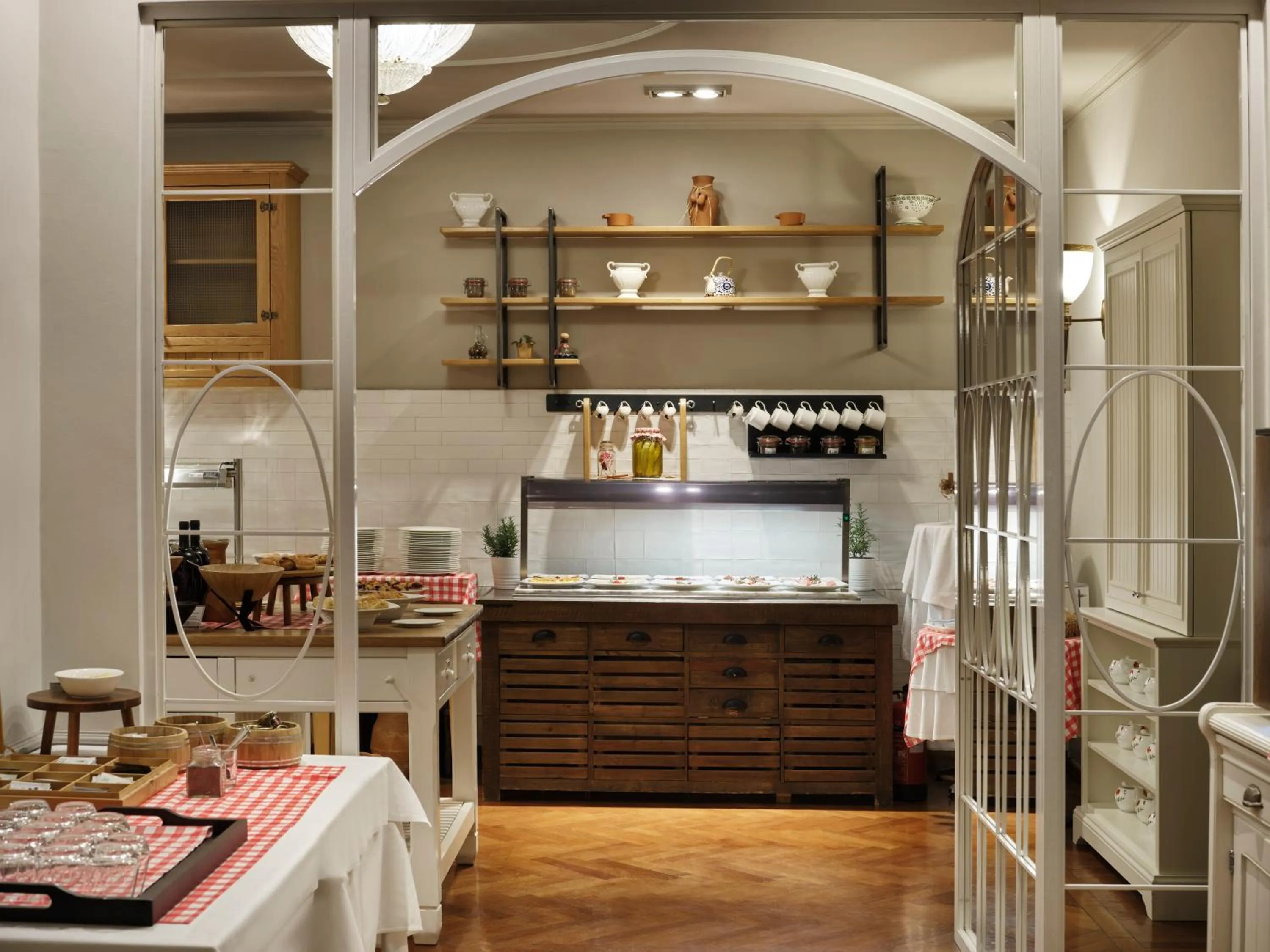 Kitchen or kitchenette in Amadria Park Hotel Agava