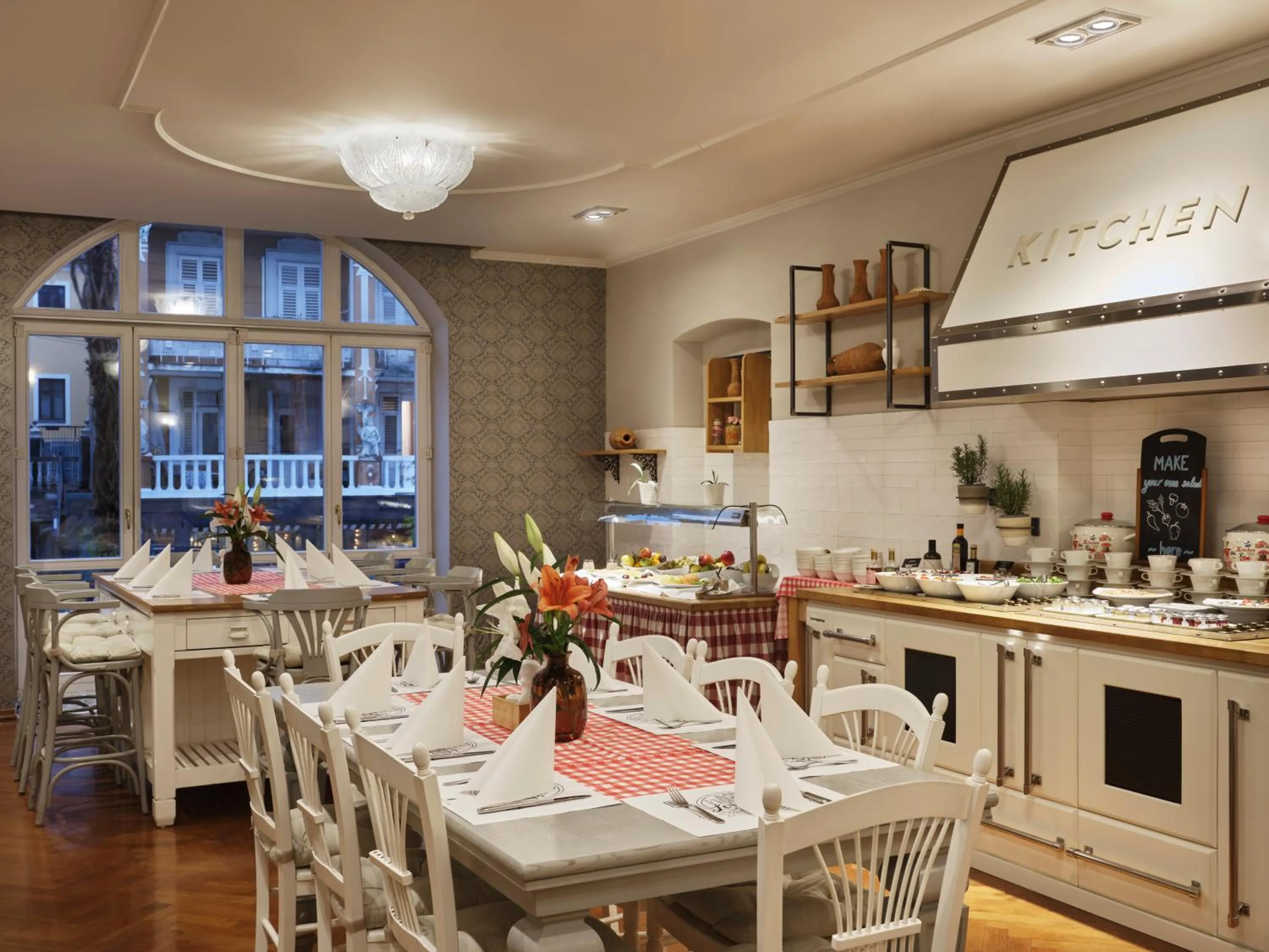 Kitchen or kitchenette in Amadria Park Hotel Agava