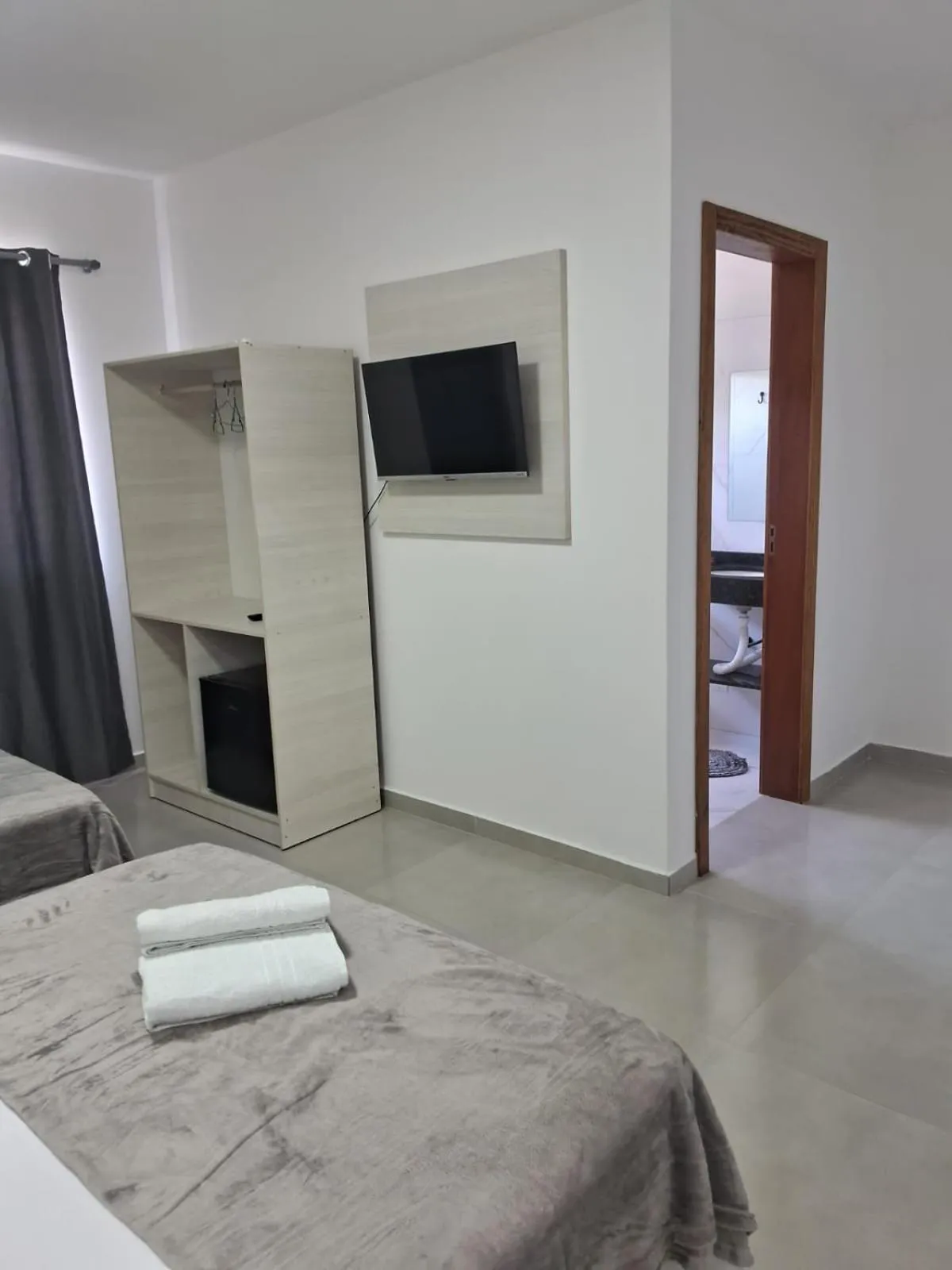 Bed in Pousada casa da amizade