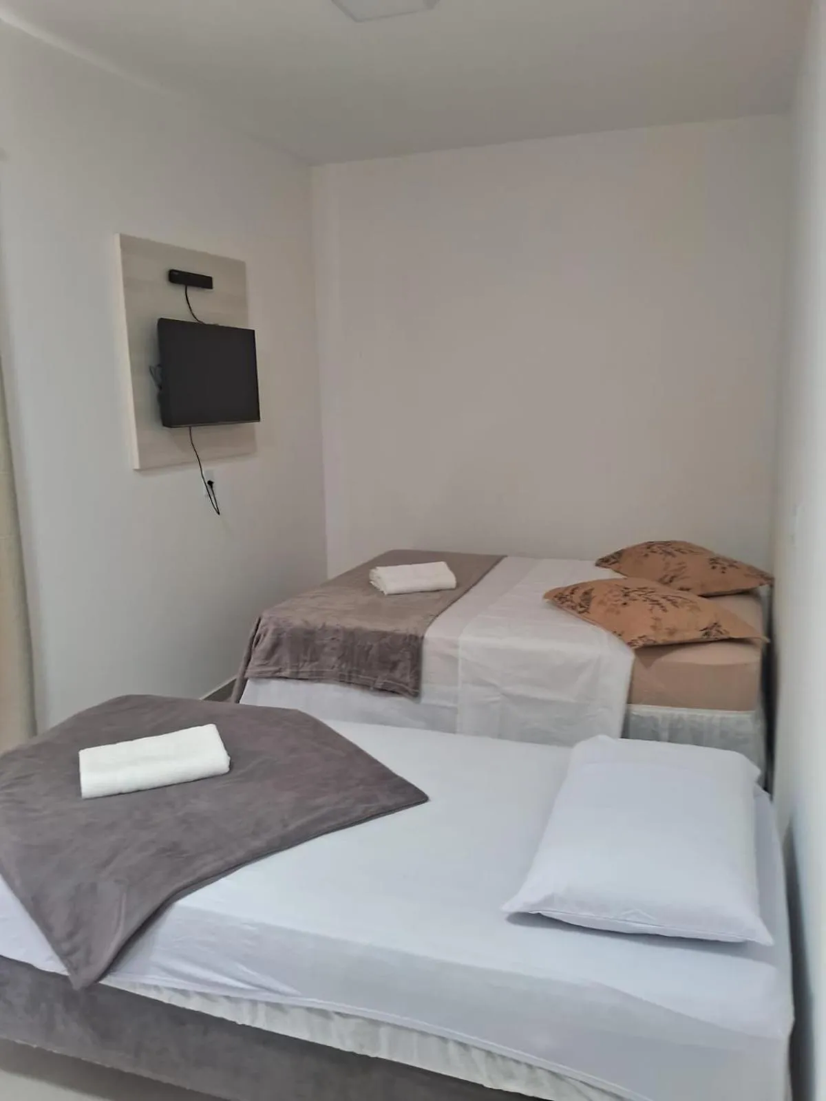 Bed in Pousada casa da amizade