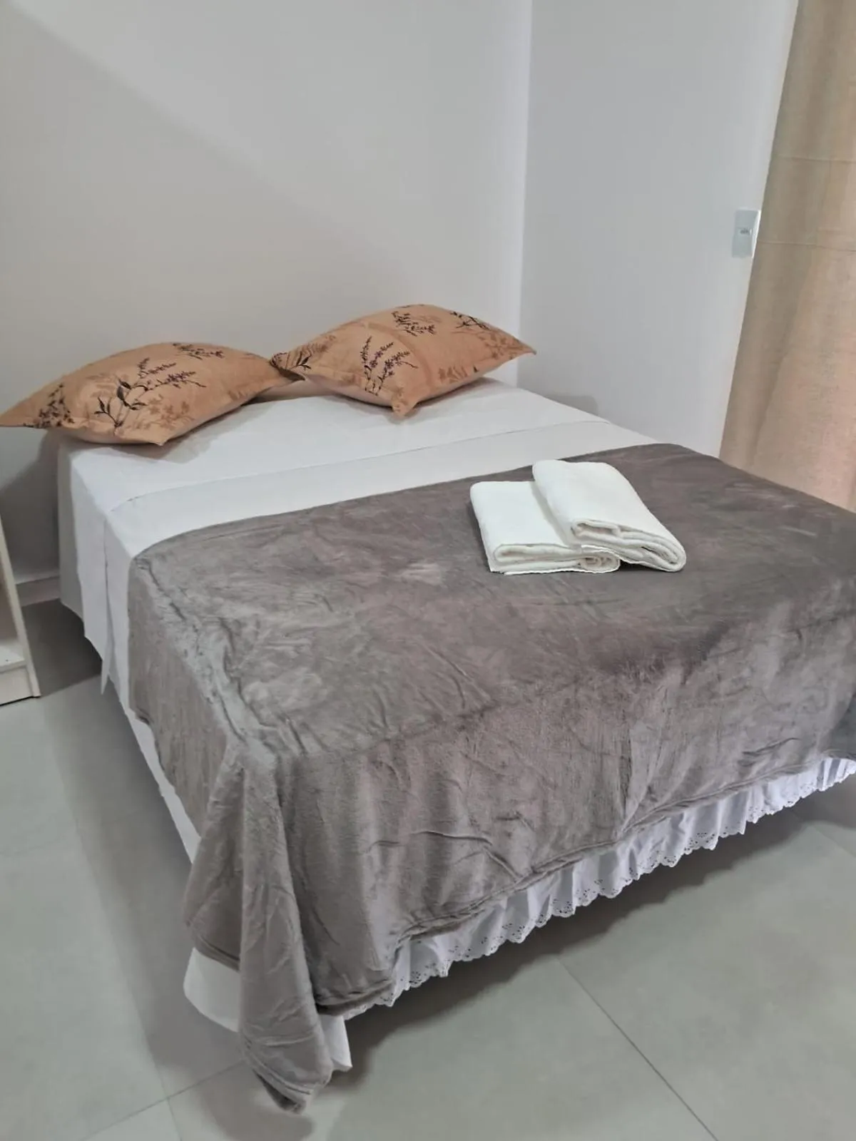 Bed in Pousada casa da amizade