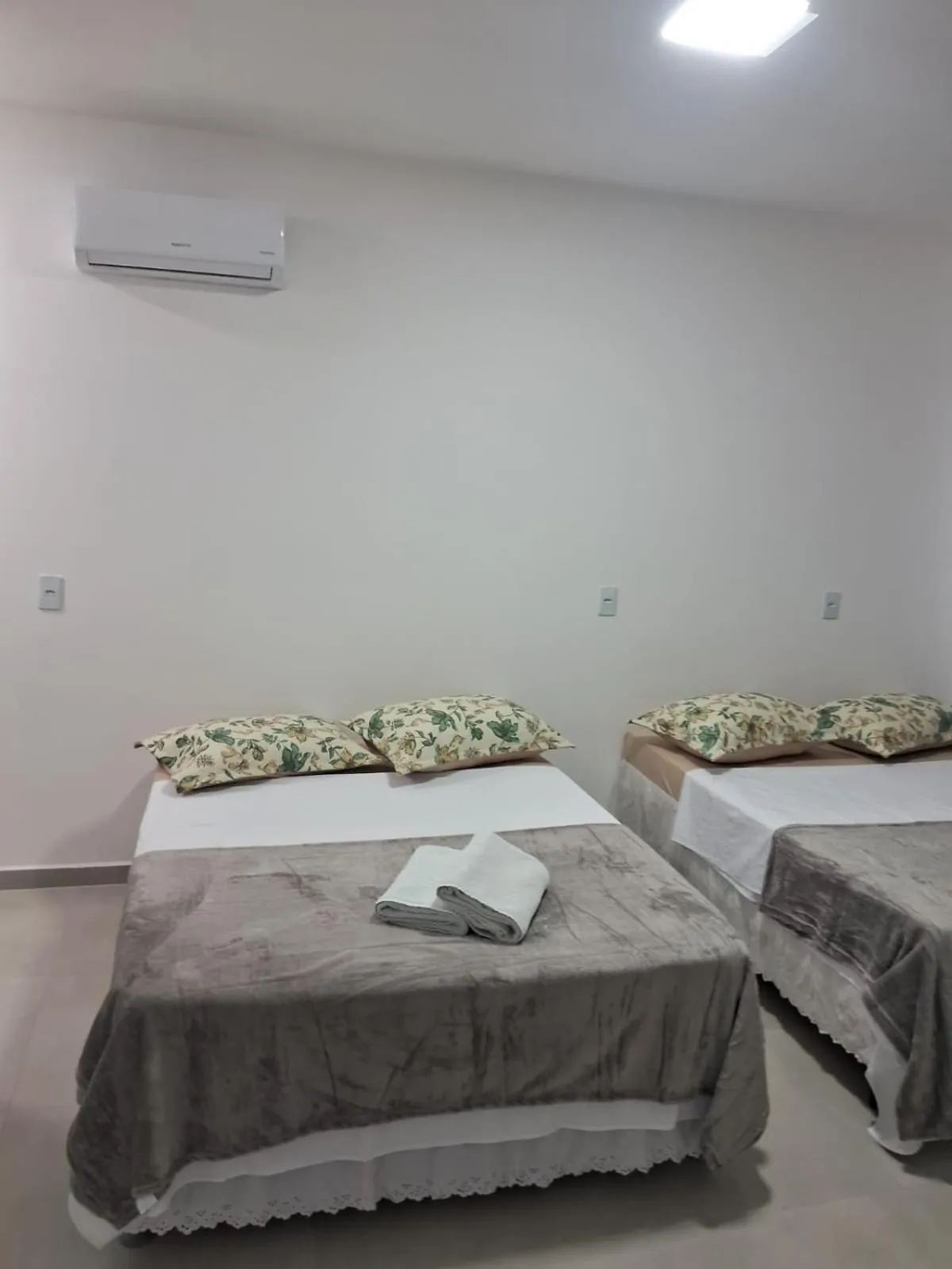 Bed in Pousada casa da amizade