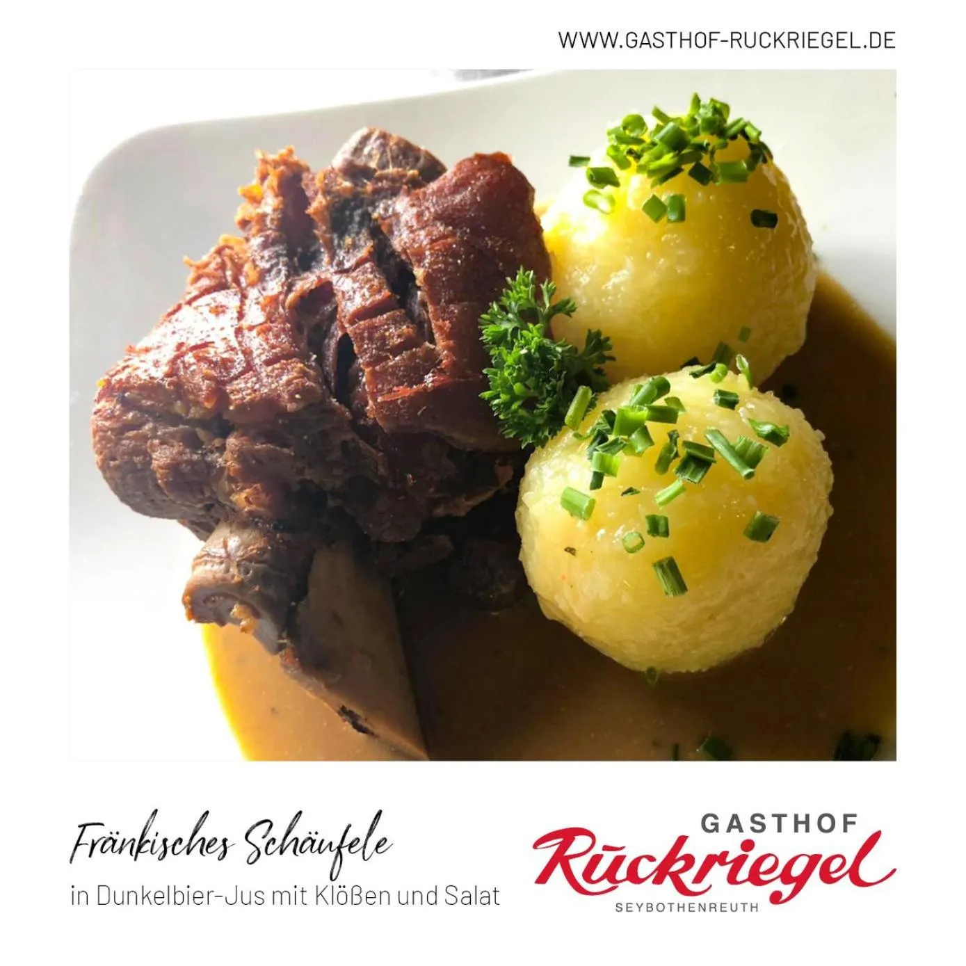 Food and drinks in Gasthof Ruckriegel