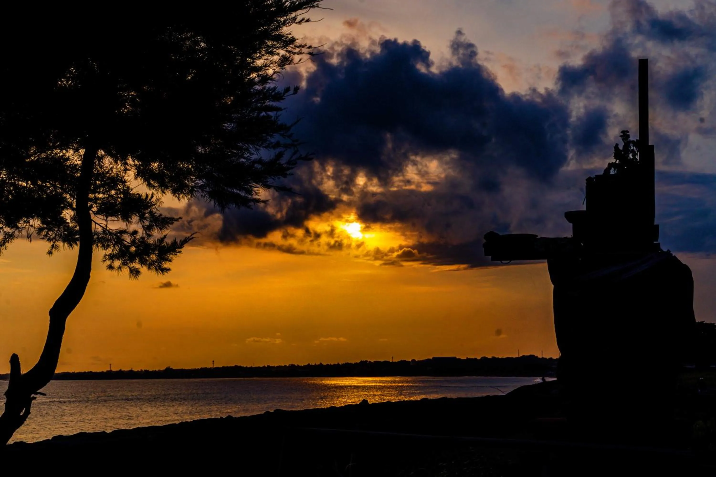 Sunset in Wyndham Tamansari Jivva Resort Bali