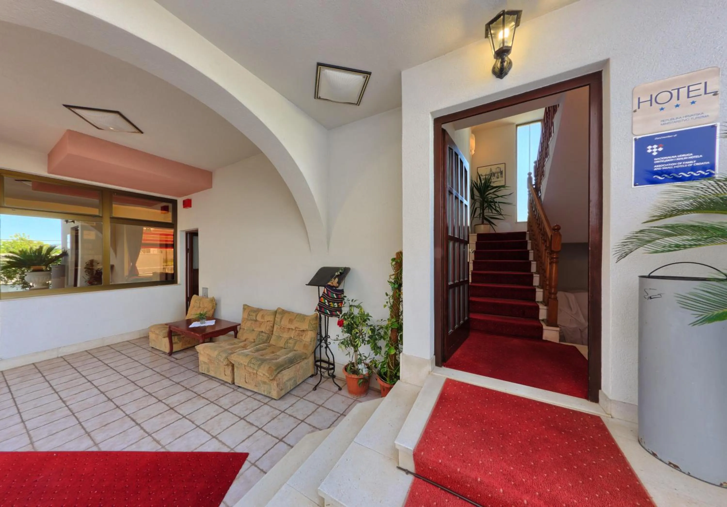 Patio in Hotel Trogirski Dvori