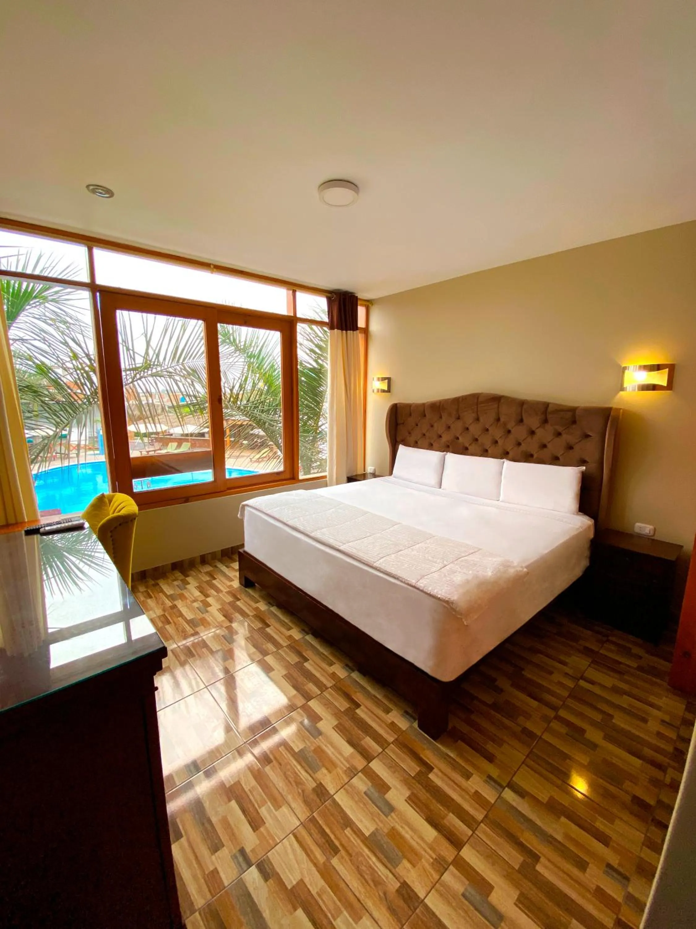 Bed in Hotel Resort Thiago