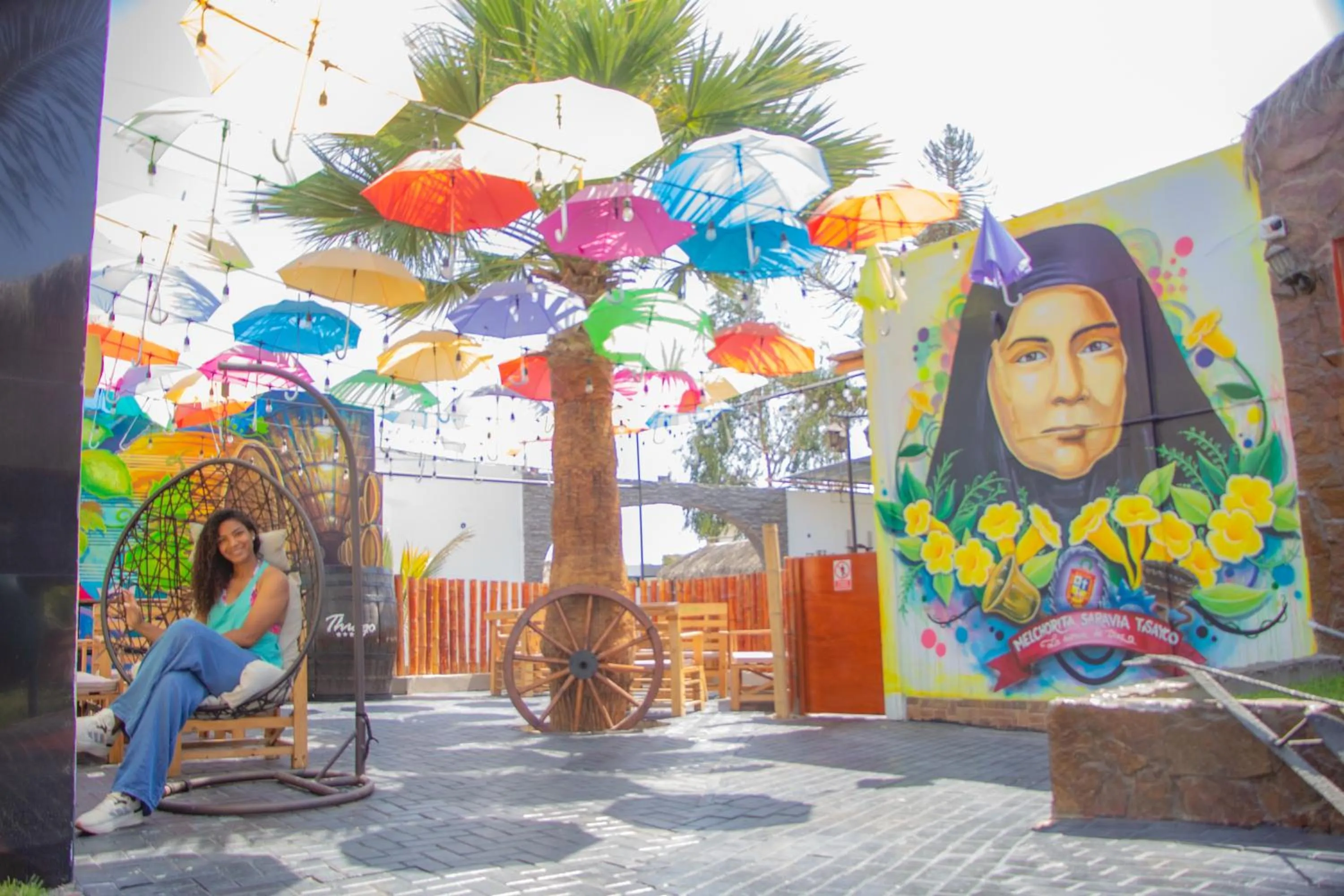 Patio in Hotel Resort Thiago